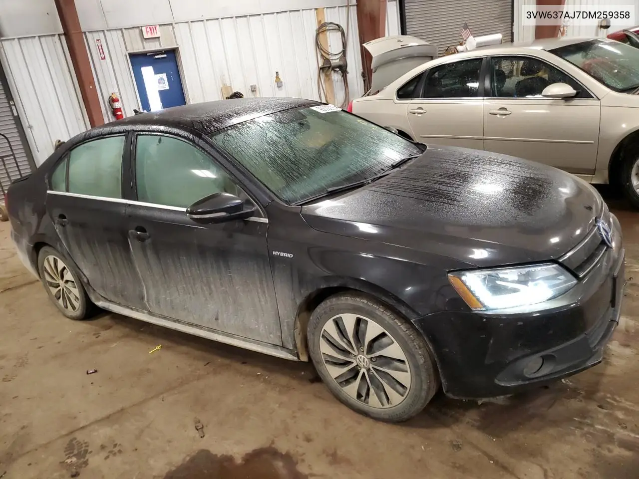 3VW637AJ7DM259358 2013 Volkswagen Jetta Hybrid
