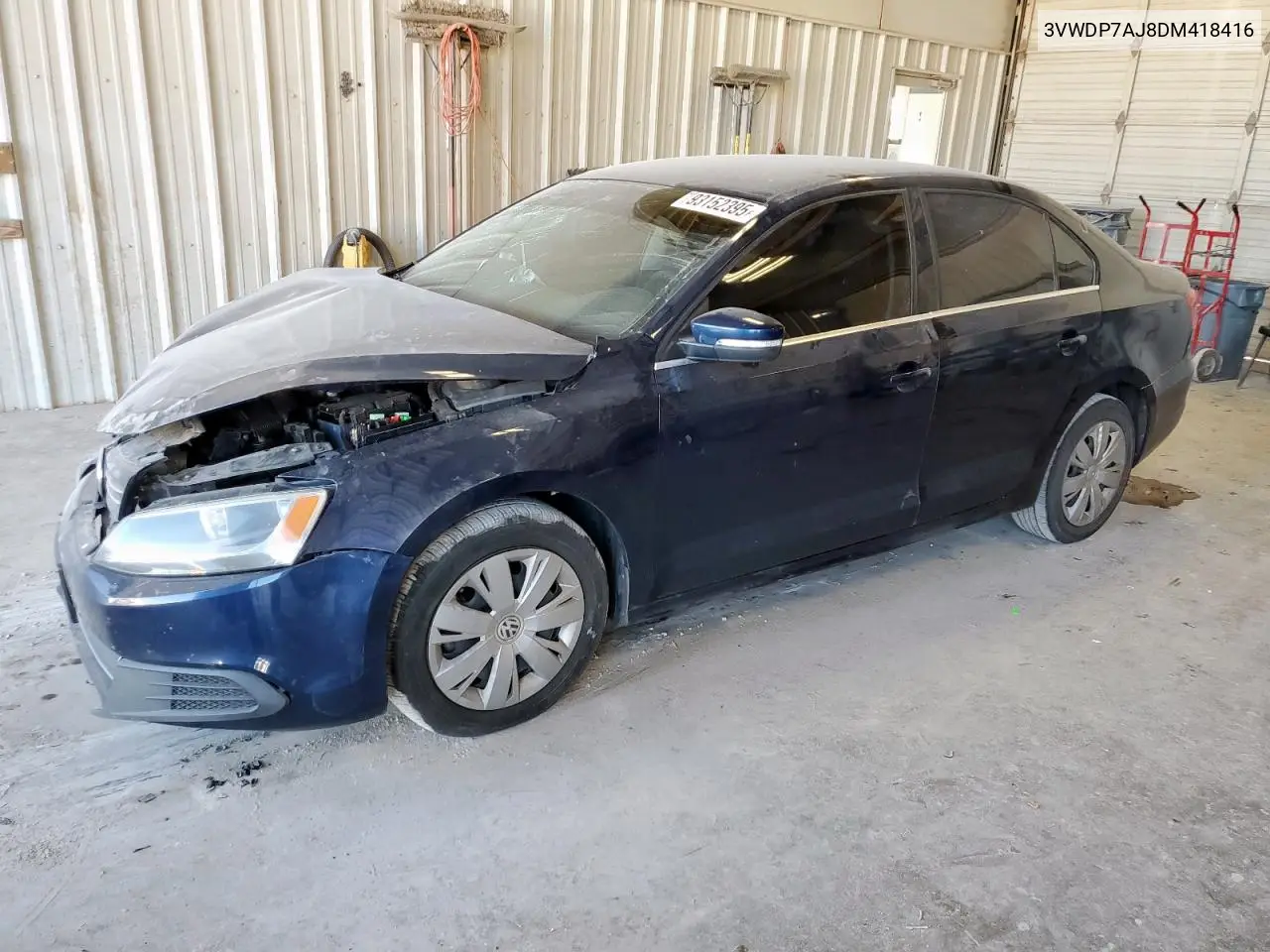 3VWDP7AJ8DM418416 2013 Volkswagen Jetta Se