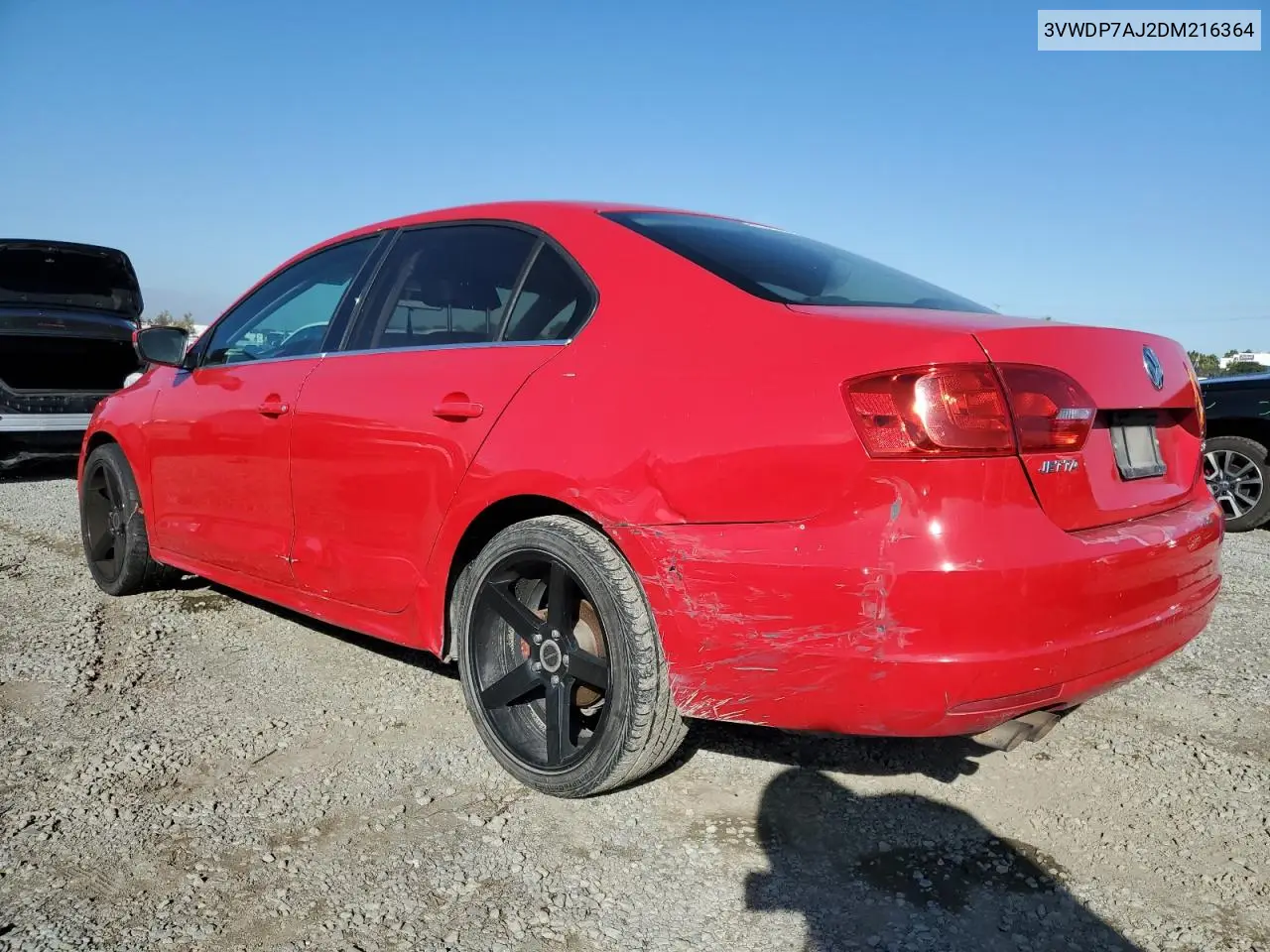 3VWDP7AJ2DM216364 2013 Volkswagen Jetta Se
