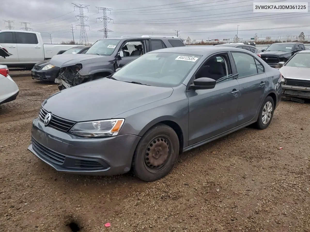 3VW2K7AJ3DM361225 2013 Volkswagen Jetta Base