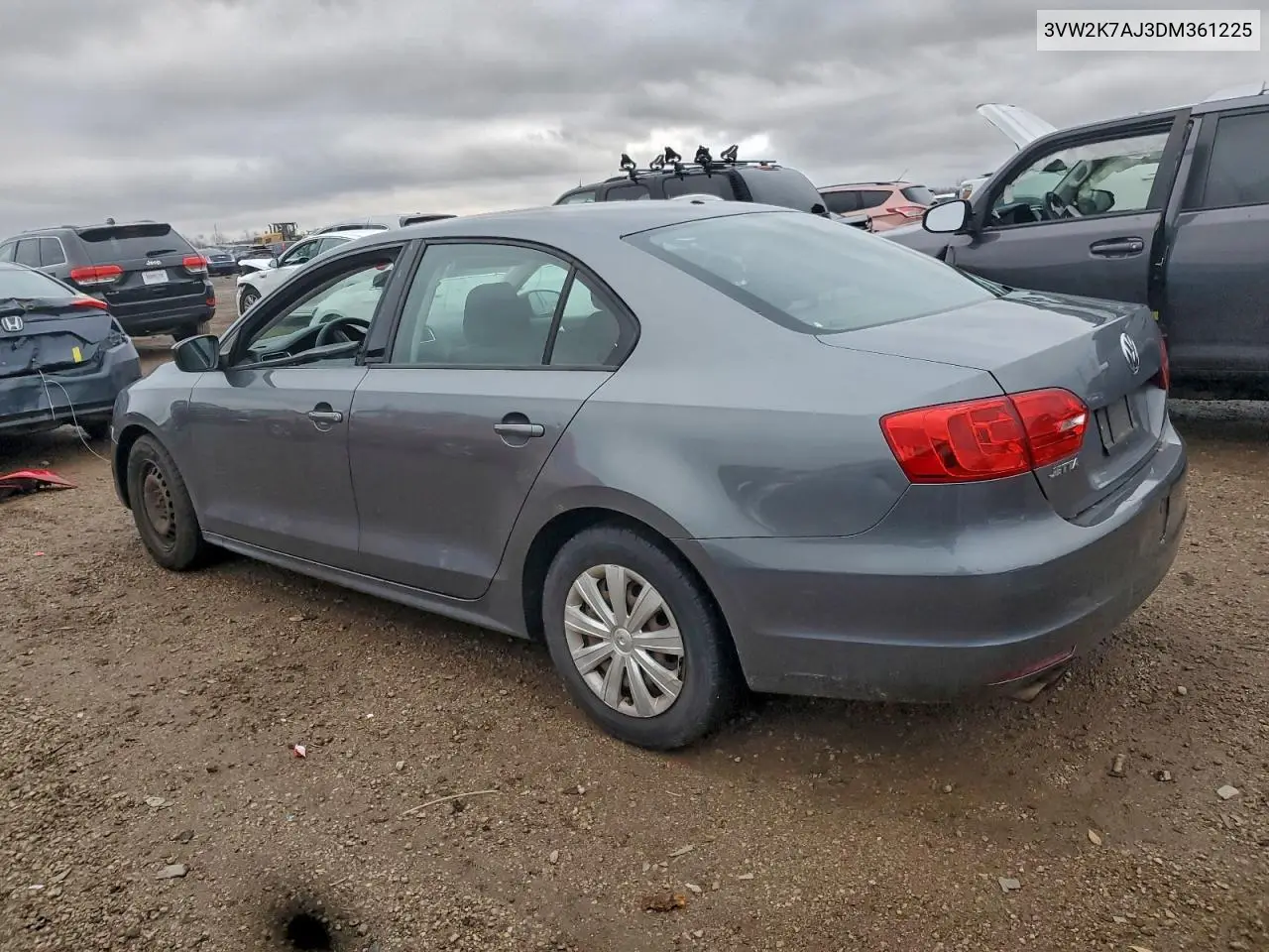 3VW2K7AJ3DM361225 2013 Volkswagen Jetta Base