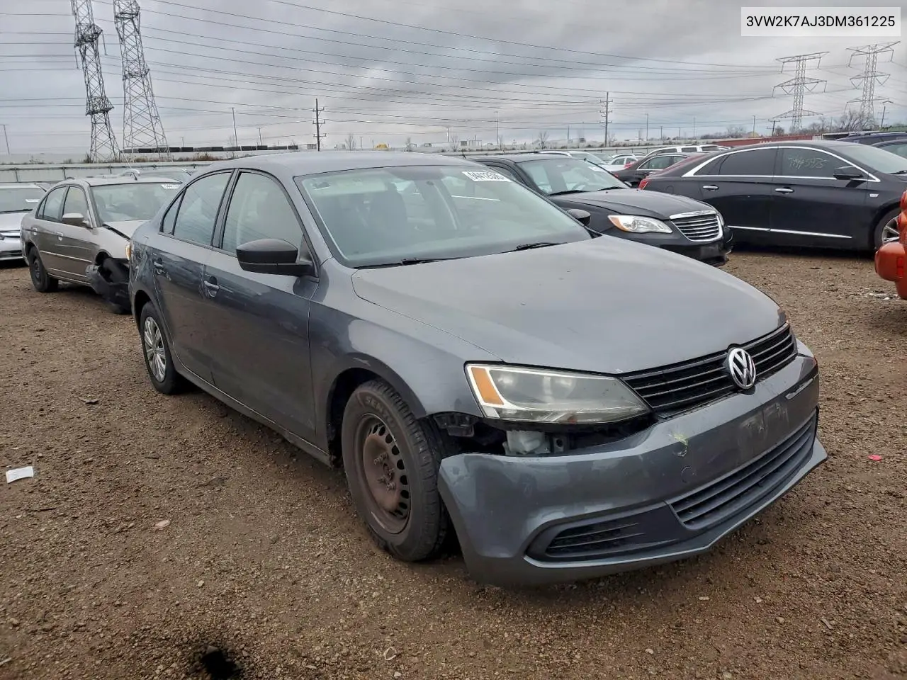3VW2K7AJ3DM361225 2013 Volkswagen Jetta Base