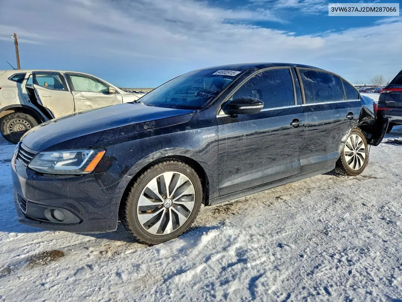 3VW637AJ2DM287066 2013 Volkswagen Jetta Hybrid
