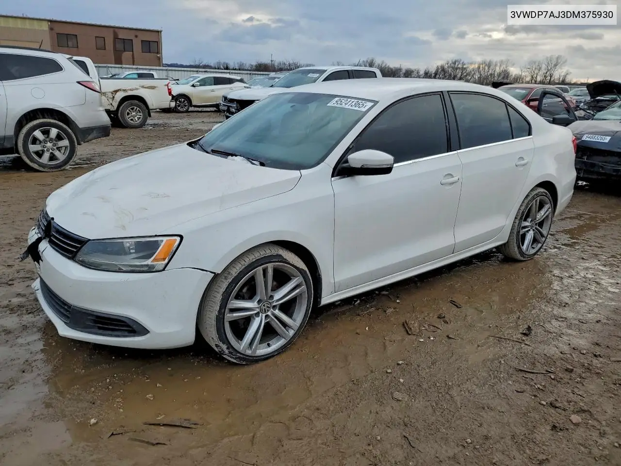 3VWDP7AJ3DM375930 2013 Volkswagen Jetta Se