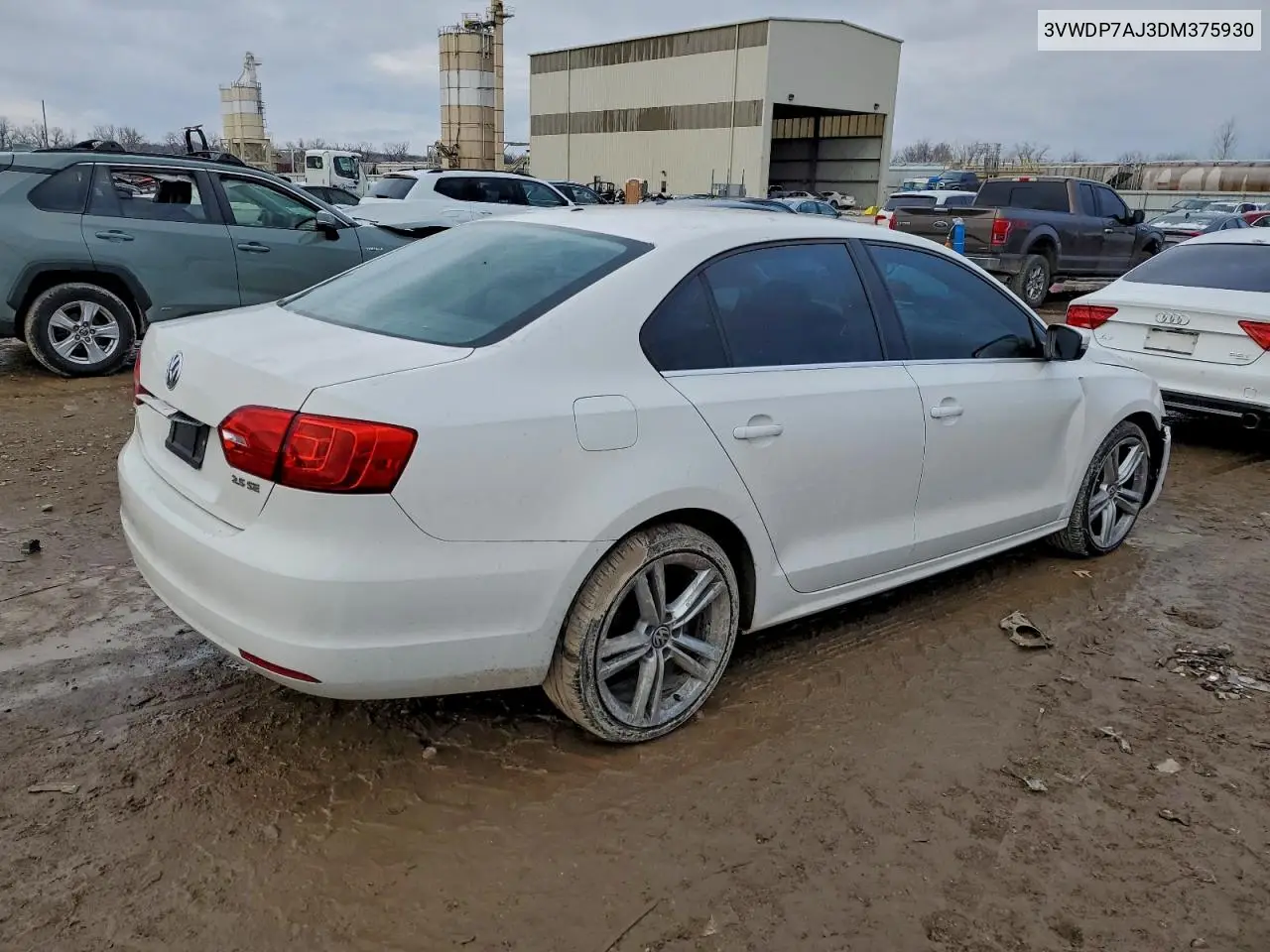 3VWDP7AJ3DM375930 2013 Volkswagen Jetta Se