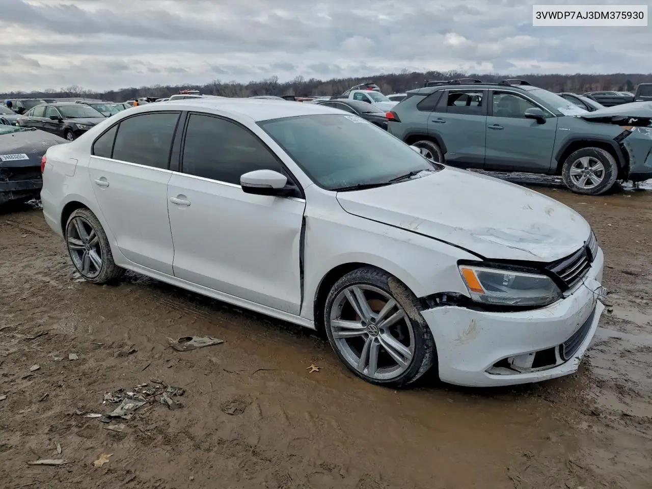3VWDP7AJ3DM375930 2013 Volkswagen Jetta Se