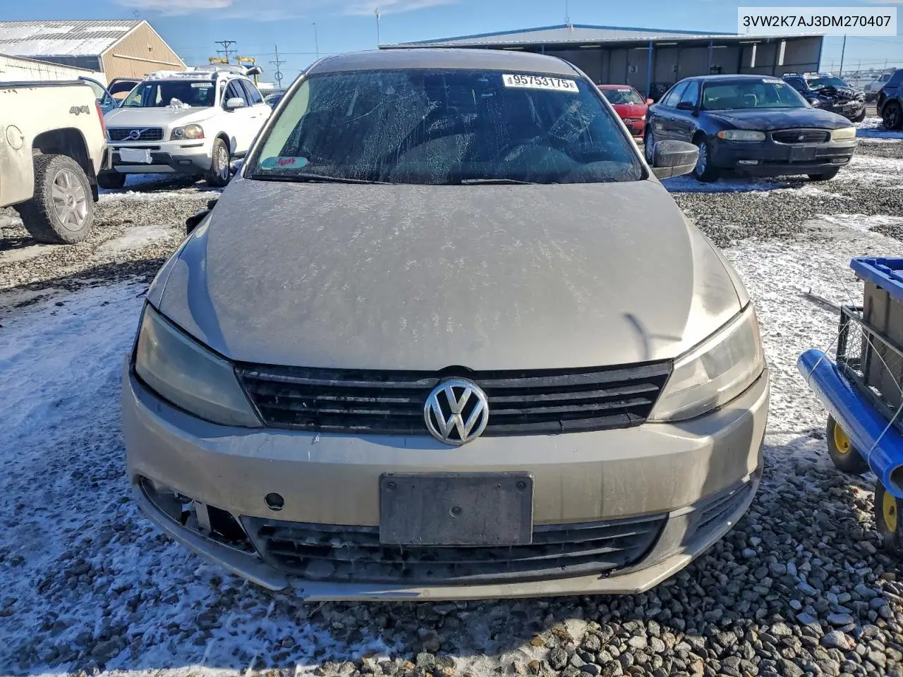 3VW2K7AJ3DM270407 2013 Volkswagen Jetta Base