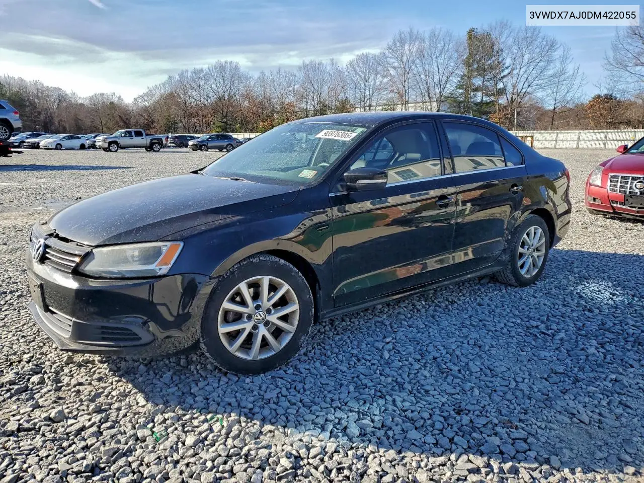 3VWDX7AJ0DM422055 2013 Volkswagen Jetta Se