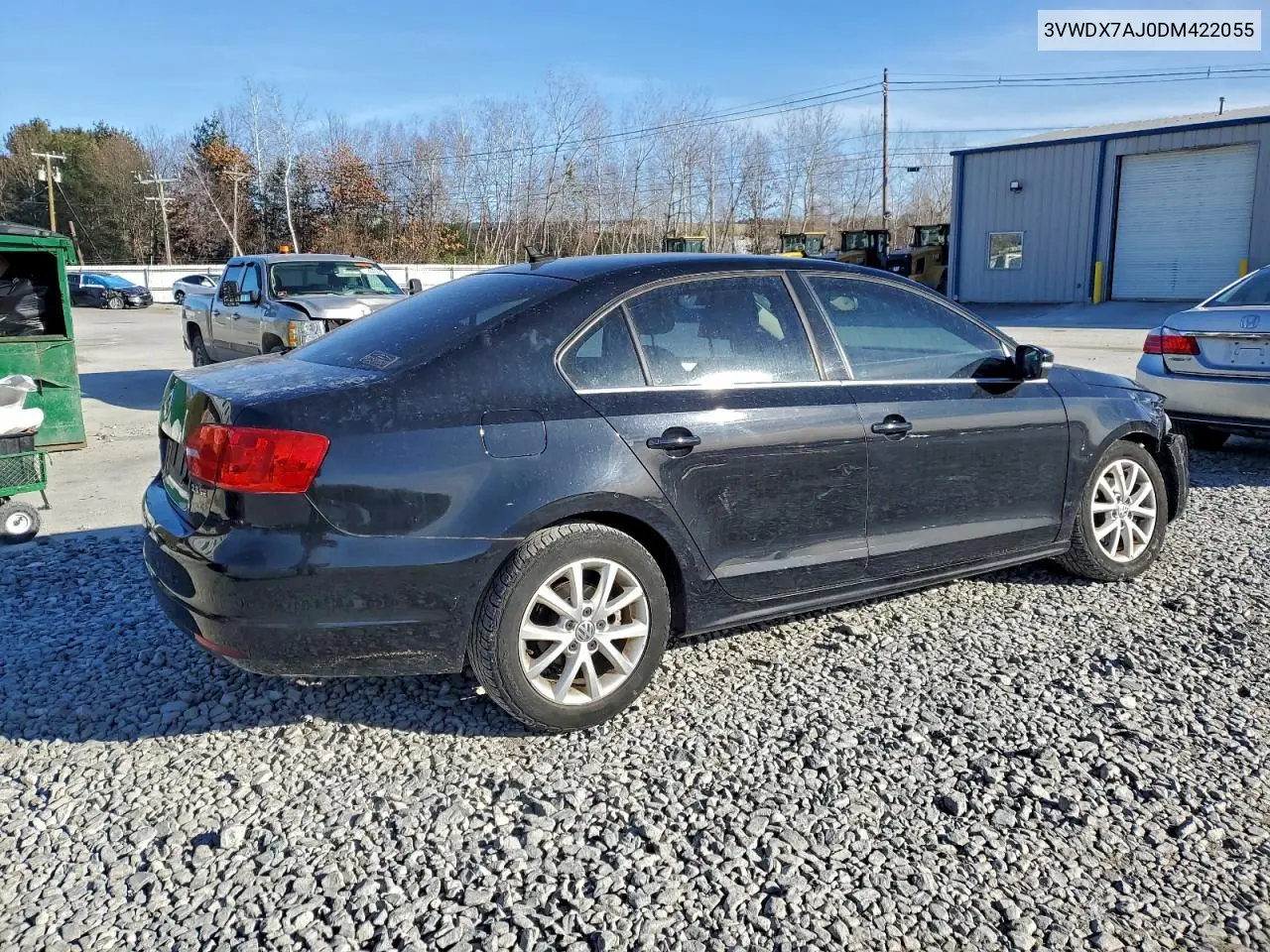 3VWDX7AJ0DM422055 2013 Volkswagen Jetta Se