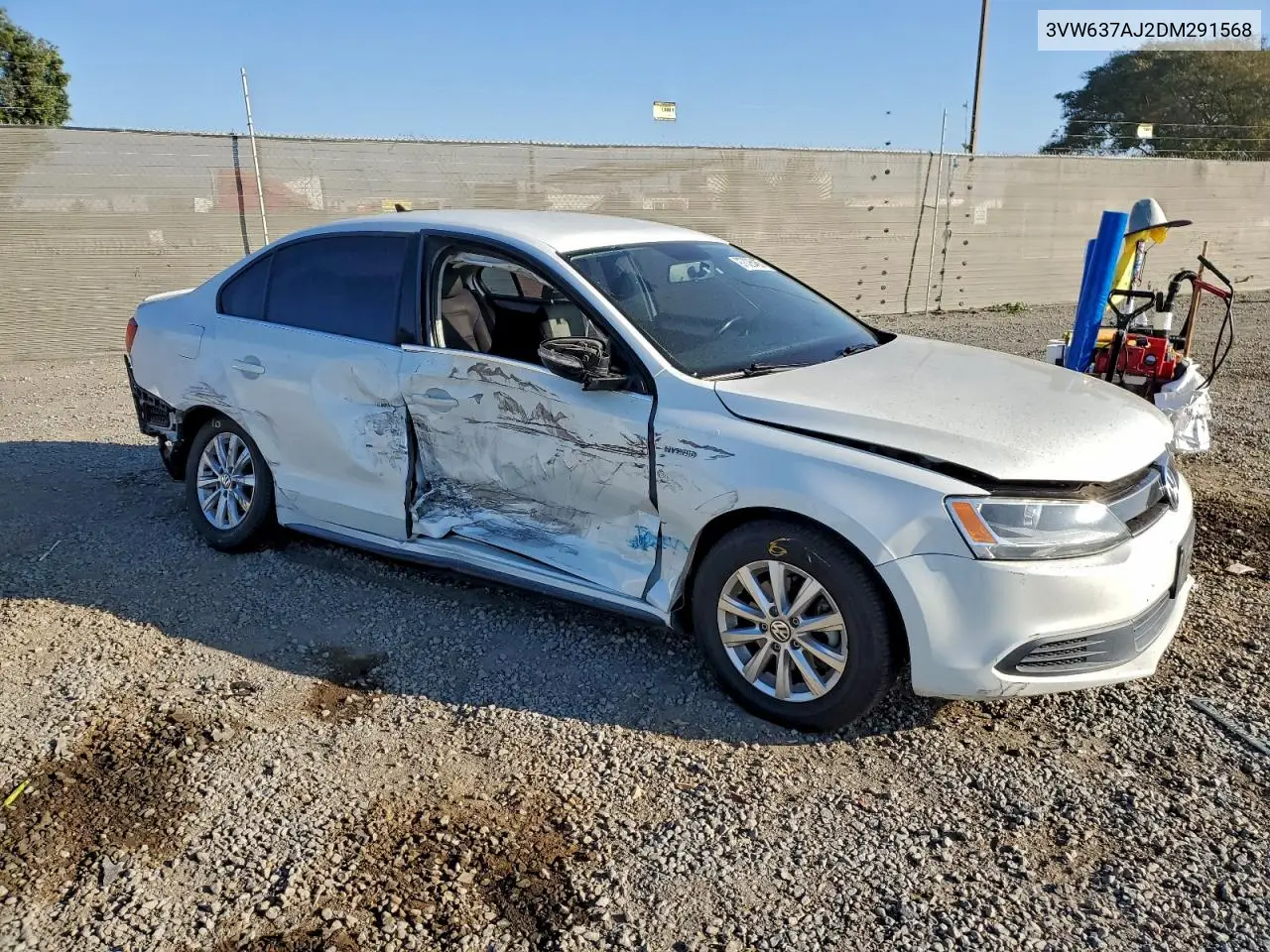 3VW637AJ2DM291568 2013 Volkswagen Jetta Hybrid