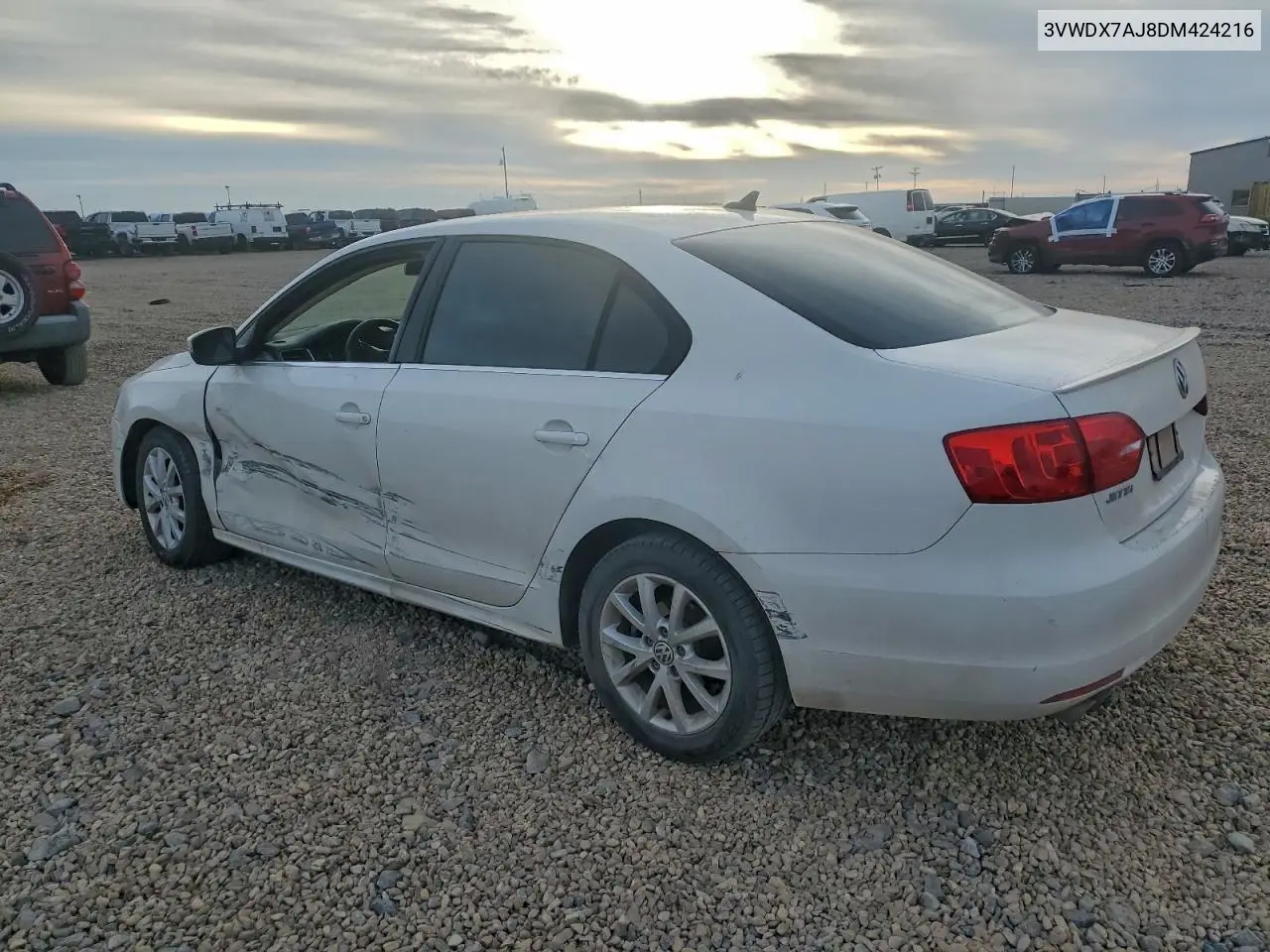 3VWDX7AJ8DM424216 2013 Volkswagen Jetta Se