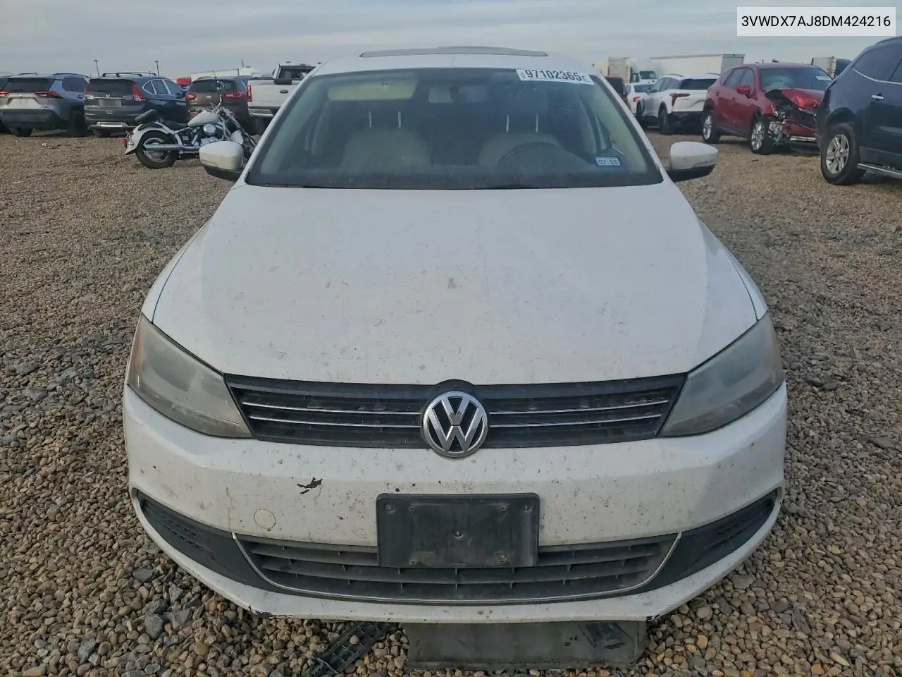 3VWDX7AJ8DM424216 2013 Volkswagen Jetta Se