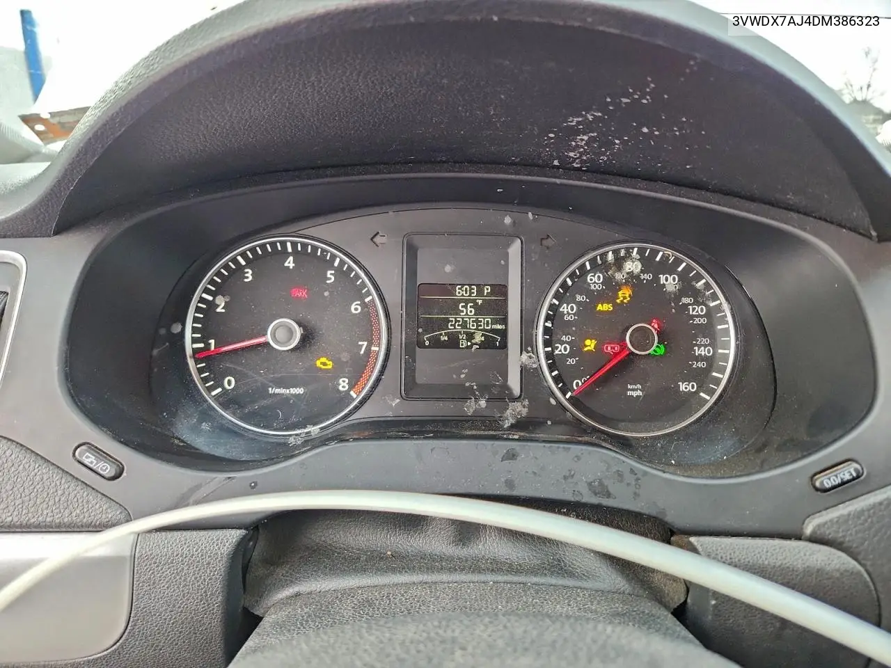 3VWDX7AJ4DM386323 2013 Volkswagen Jetta Se