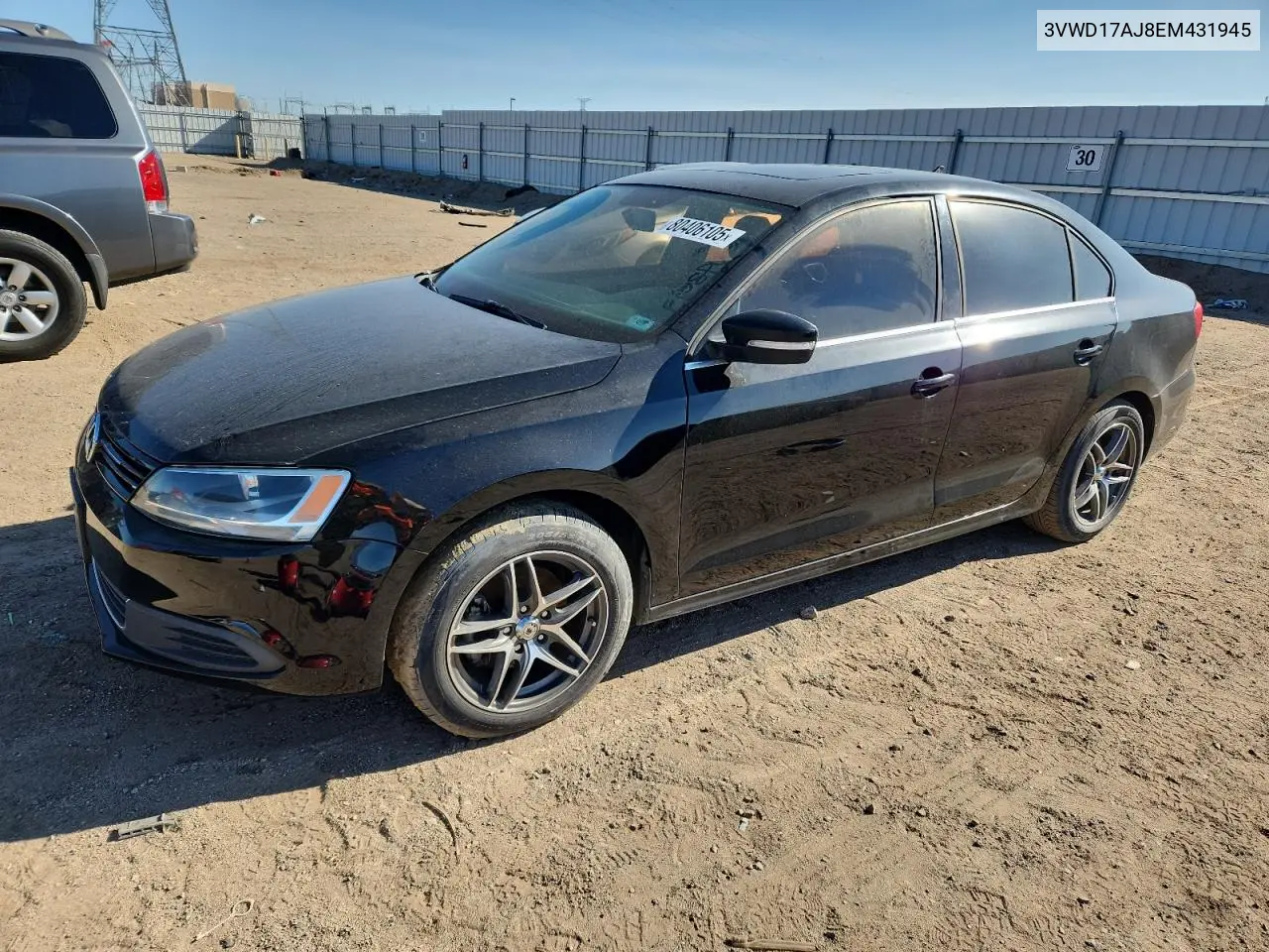 3VWD17AJ8EM431945 2014 Volkswagen Jetta Se