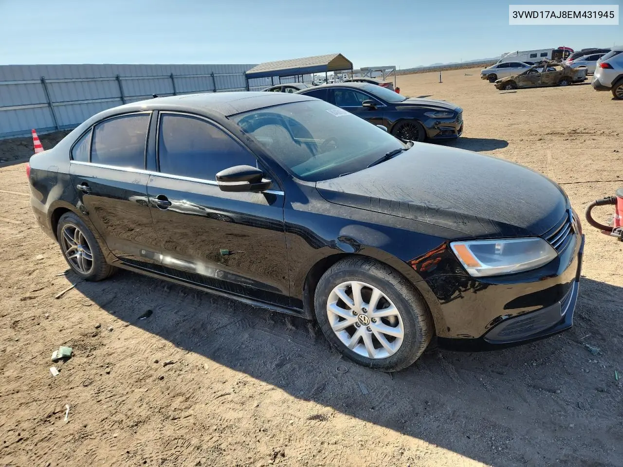 3VWD17AJ8EM431945 2014 Volkswagen Jetta Se