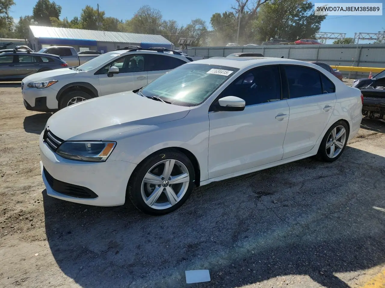 3VWD07AJ8EM385889 2014 Volkswagen Jetta Se