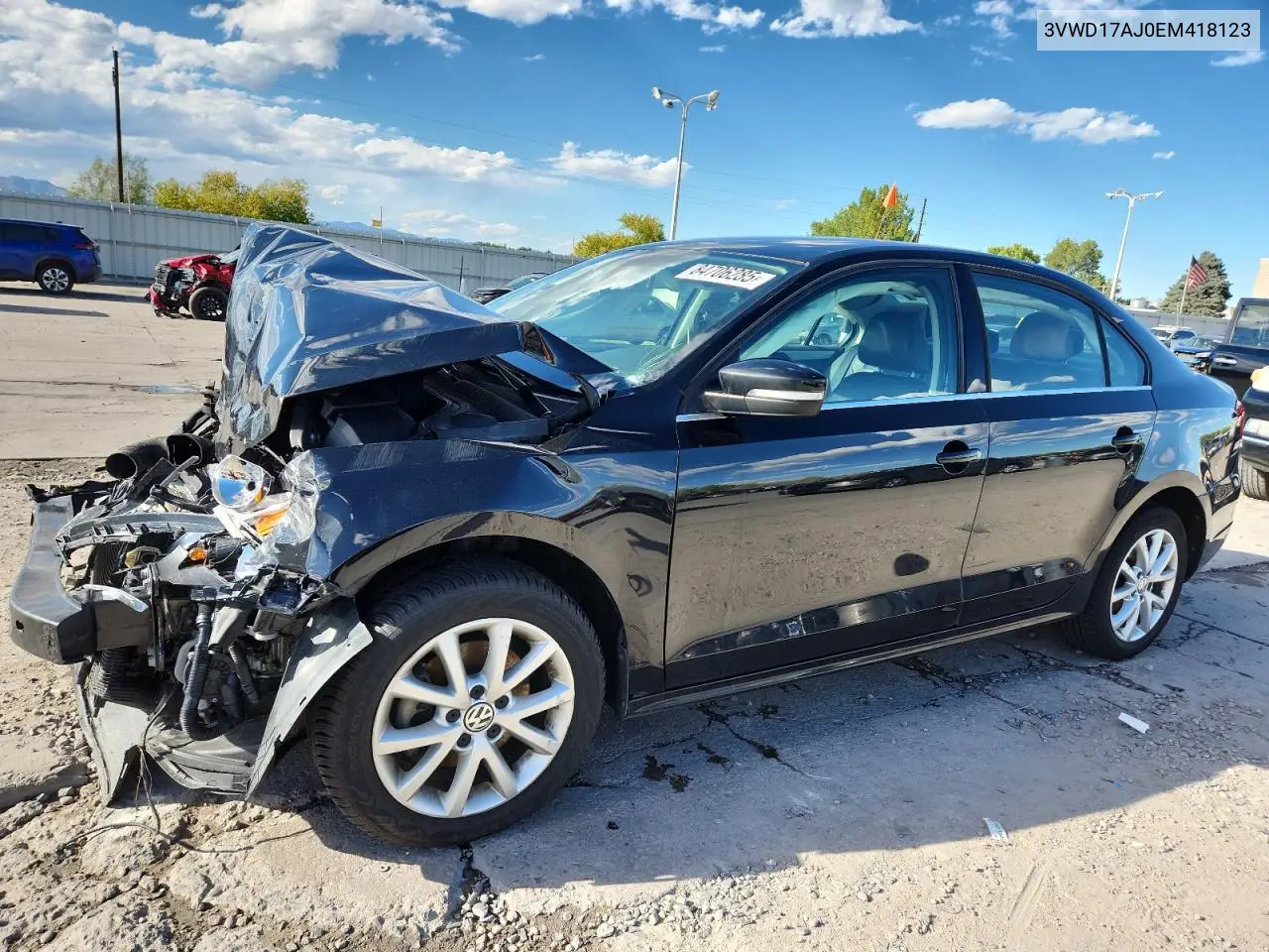 3VWD17AJ0EM418123 2014 Volkswagen Jetta Se