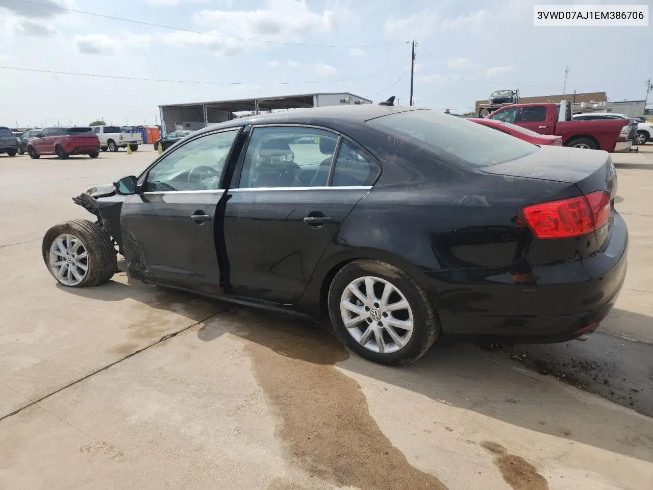 3VWD07AJ1EM386706 2014 Volkswagen Jetta Se