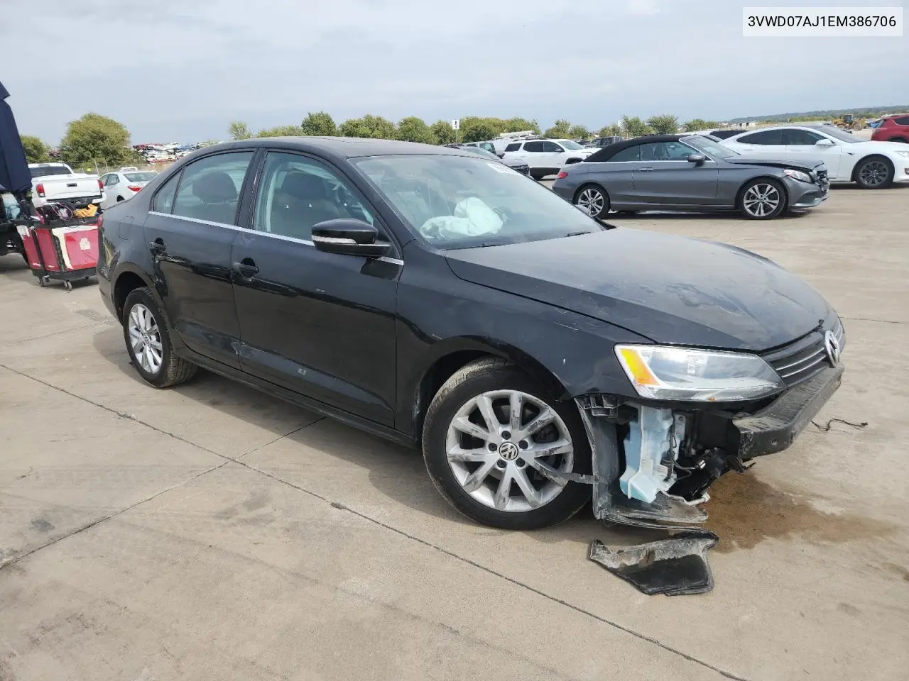 3VWD07AJ1EM386706 2014 Volkswagen Jetta Se