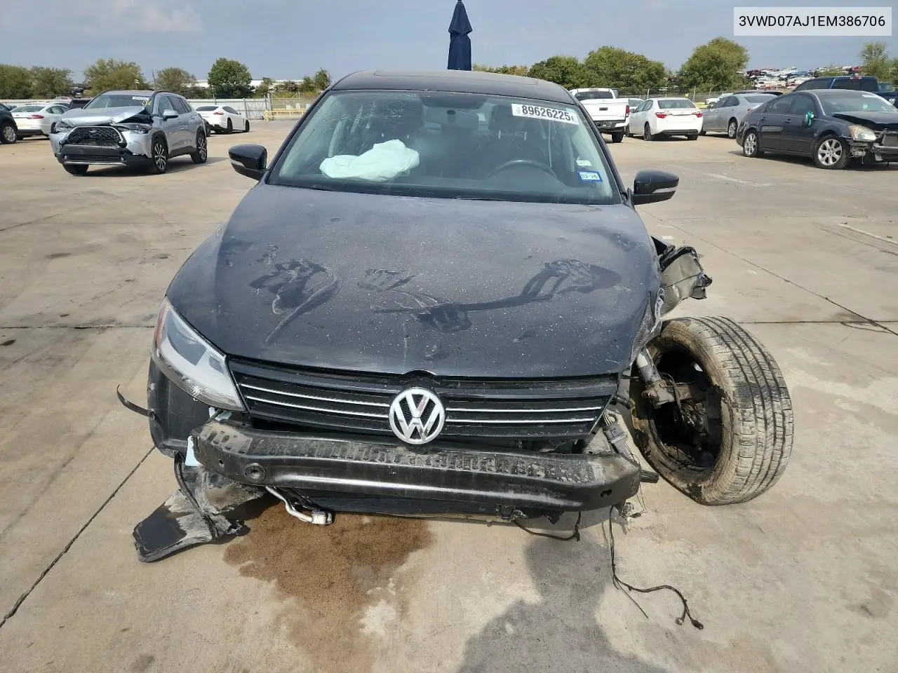 3VWD07AJ1EM386706 2014 Volkswagen Jetta Se