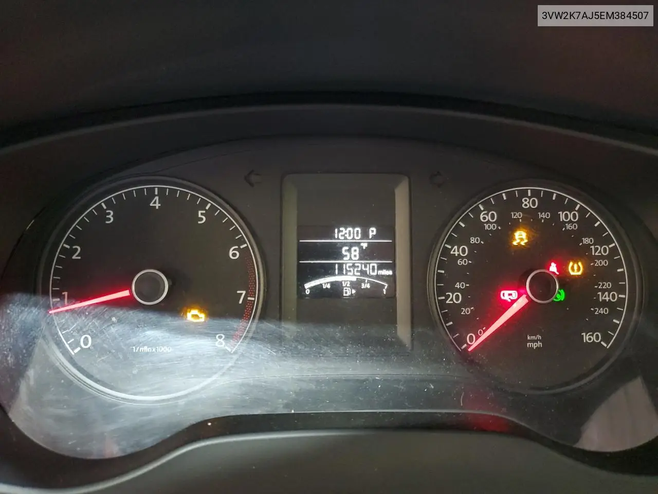 3VW2K7AJ5EM384507 2014 Volkswagen Jetta Base