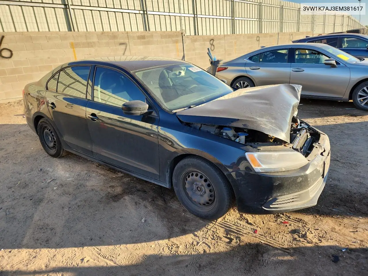 3VW1K7AJ3EM381617 2014 Volkswagen Jetta Base