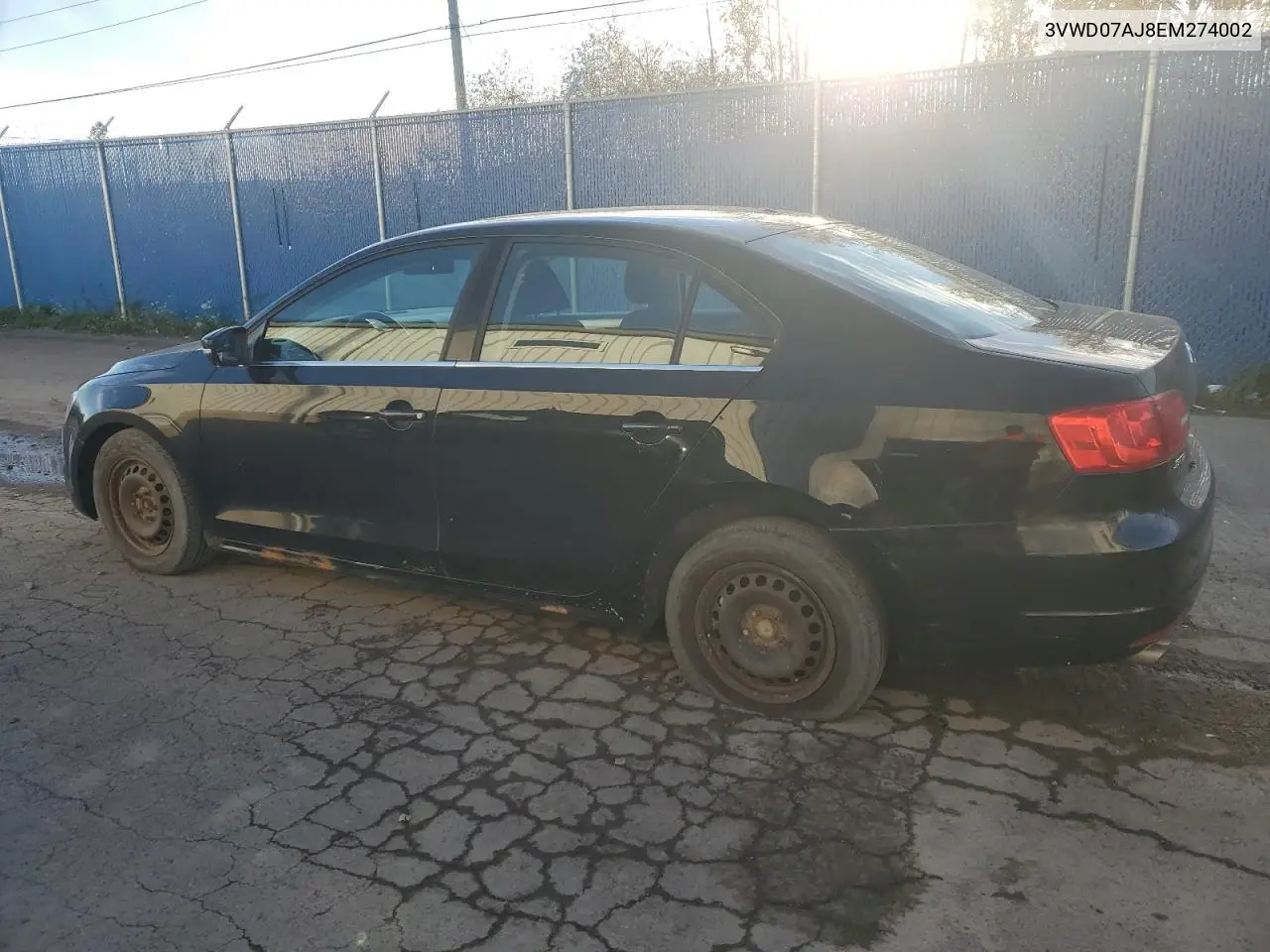 3VWD07AJ8EM274002 2014 Volkswagen Jetta Se