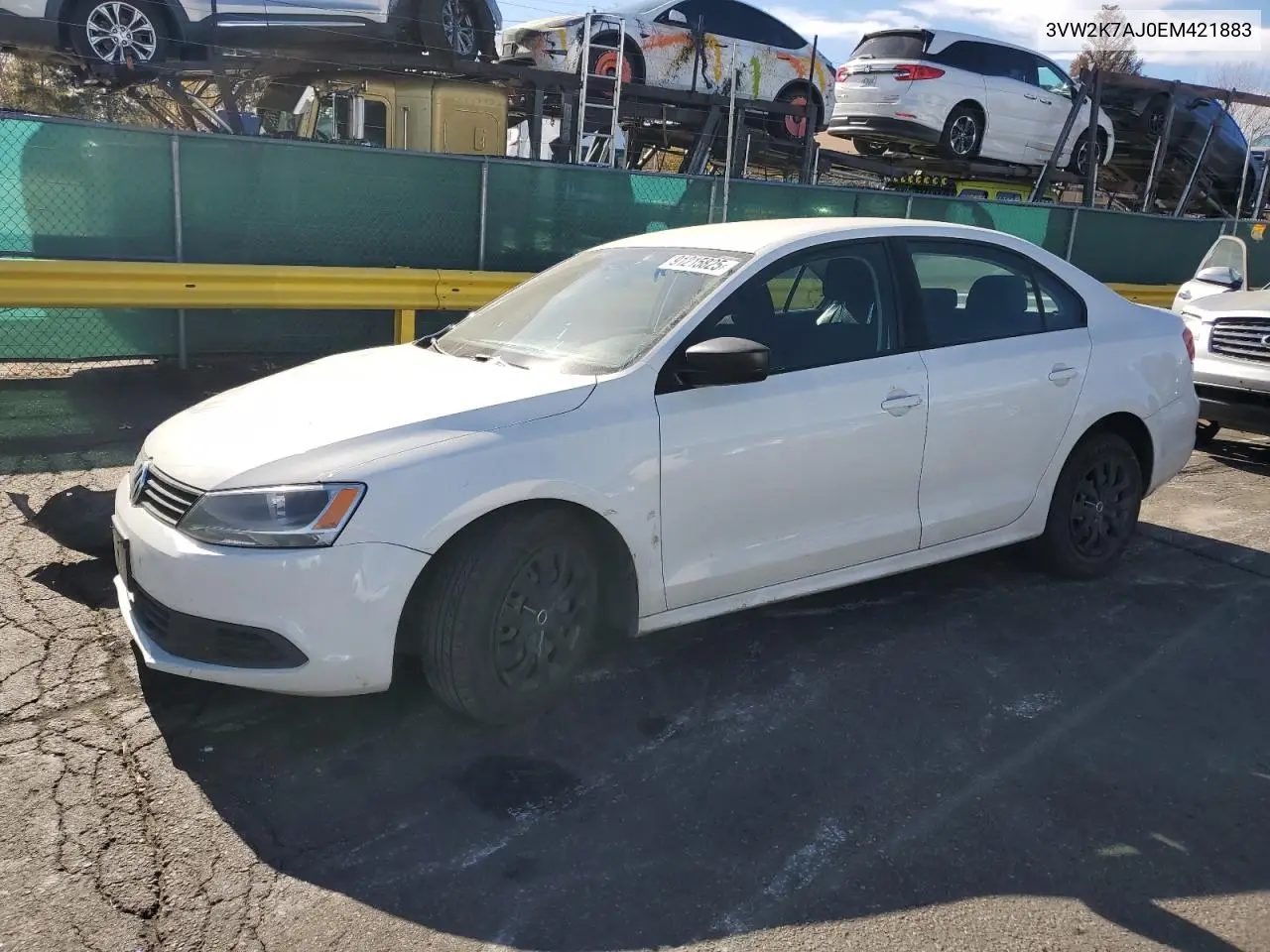 3VW2K7AJ0EM421883 2014 Volkswagen Jetta Base
