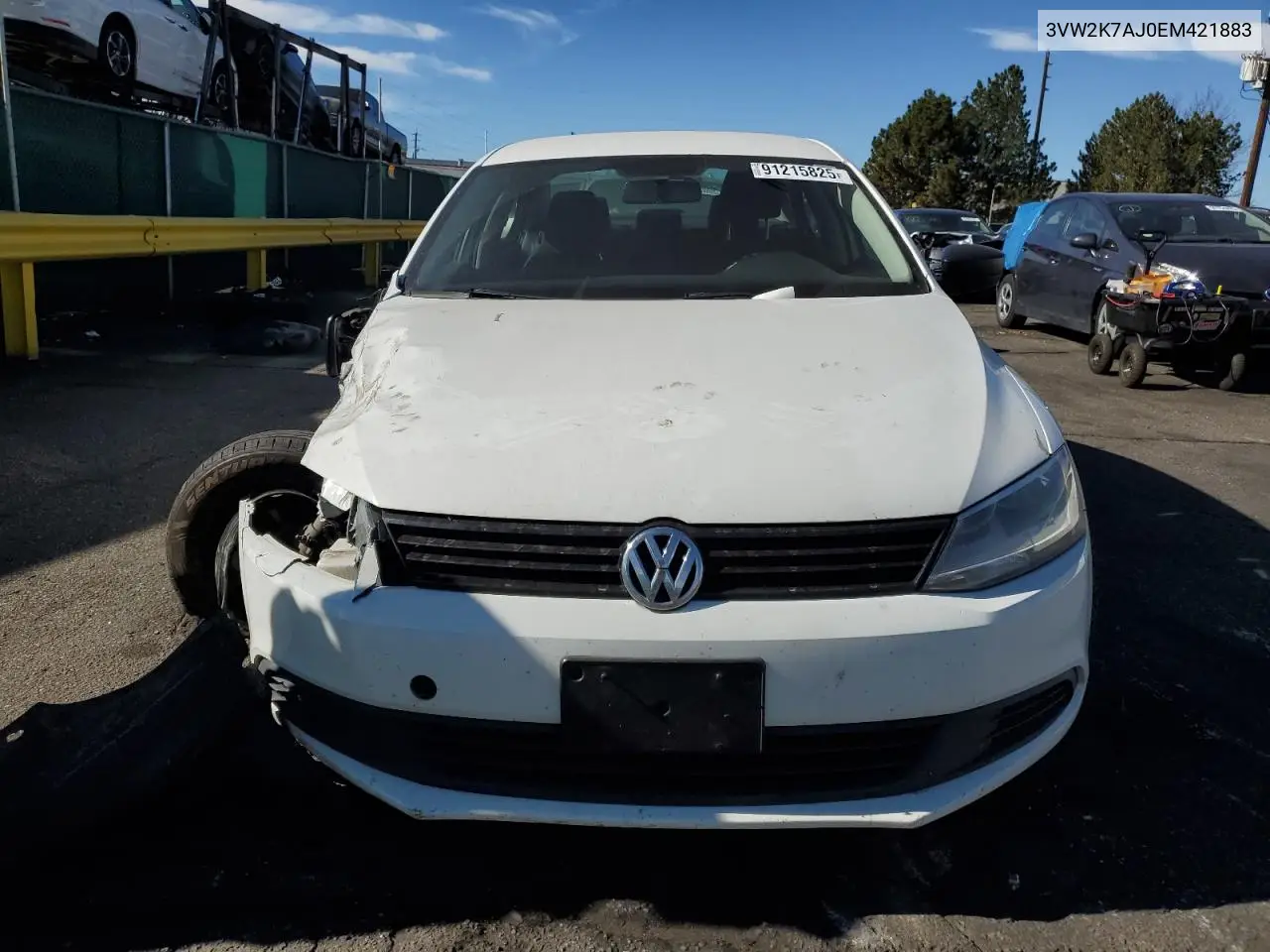 3VW2K7AJ0EM421883 2014 Volkswagen Jetta Base