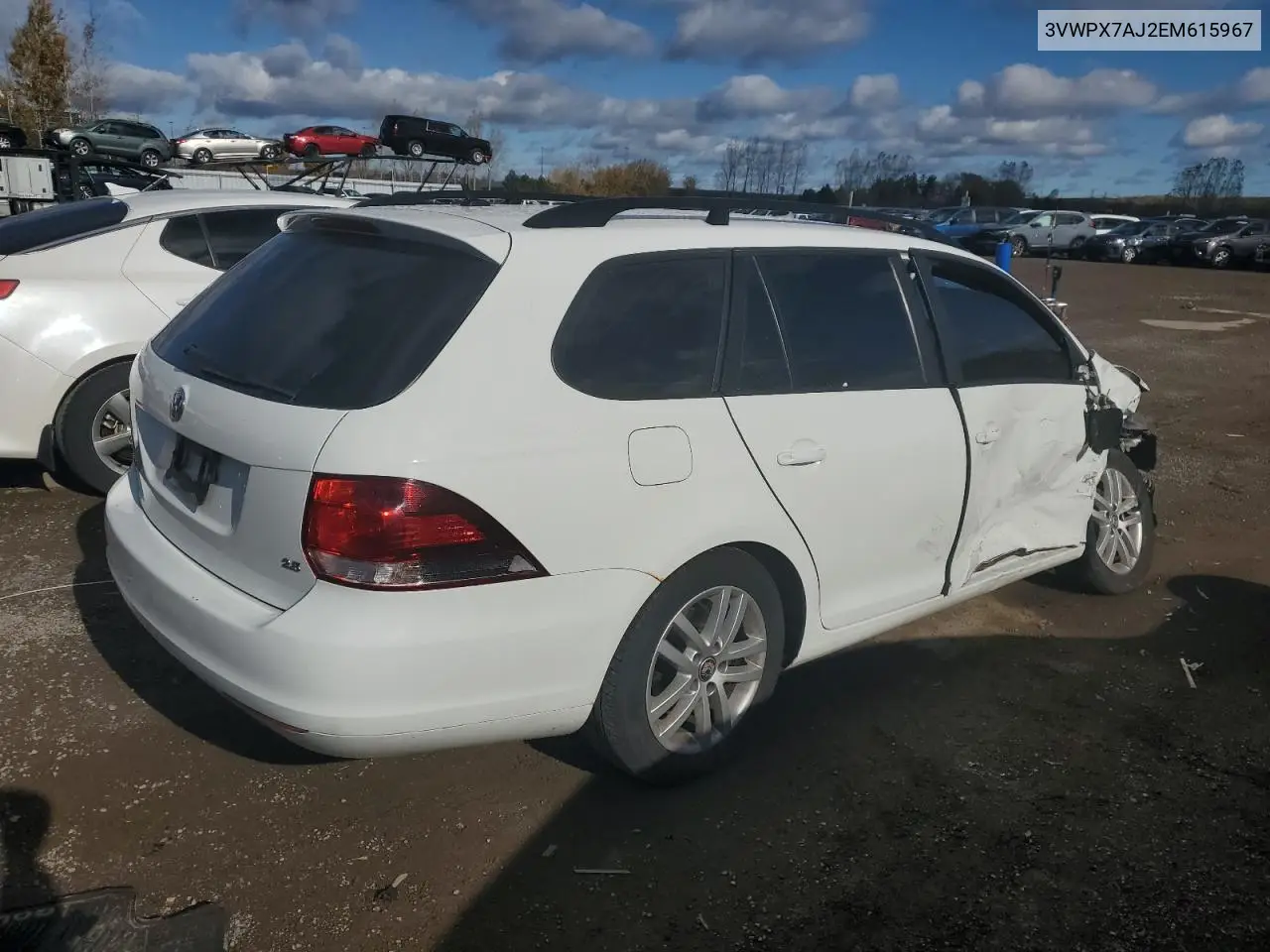 3VWPX7AJ2EM615967 2014 Volkswagen Jetta S