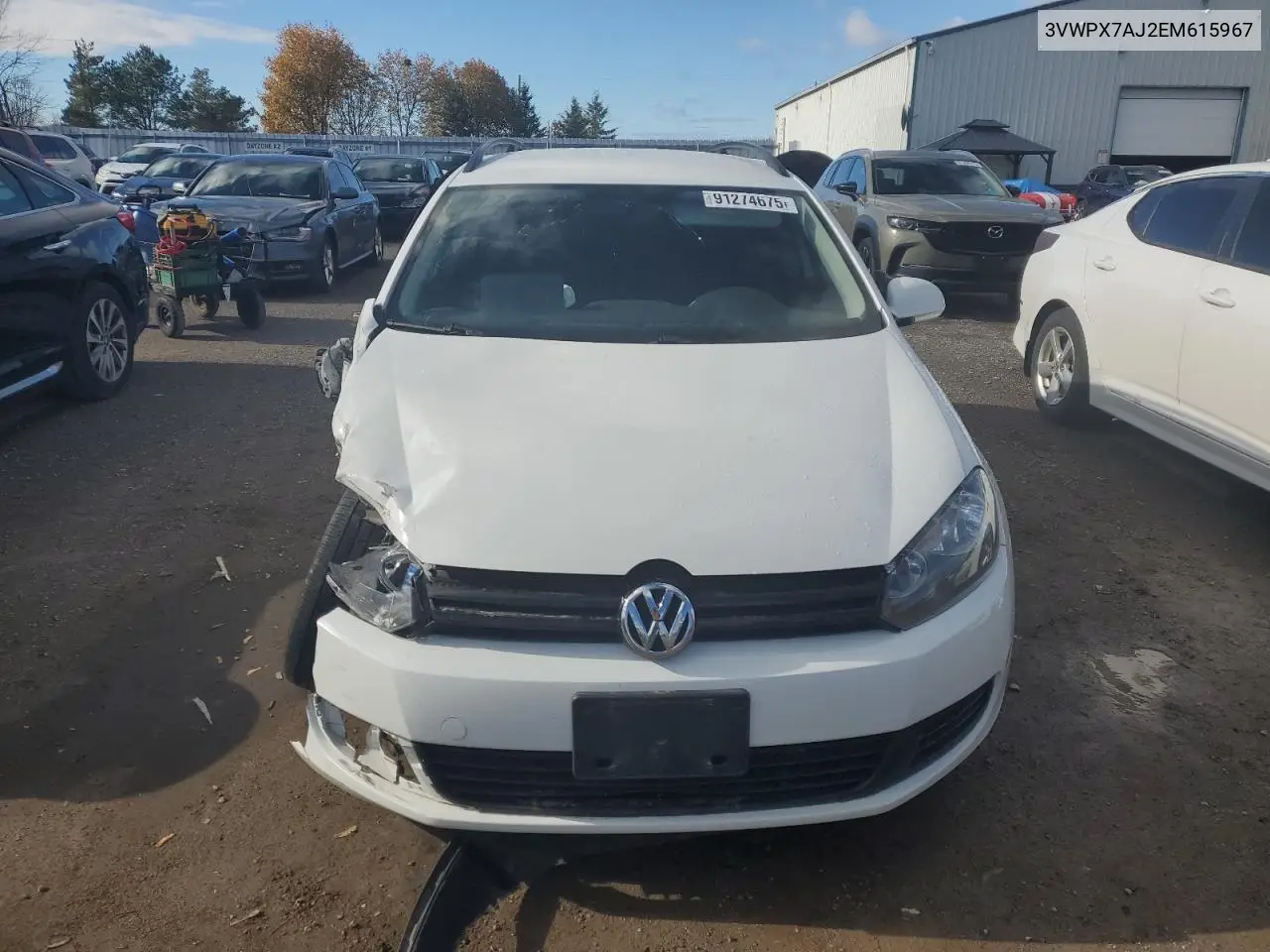 3VWPX7AJ2EM615967 2014 Volkswagen Jetta S