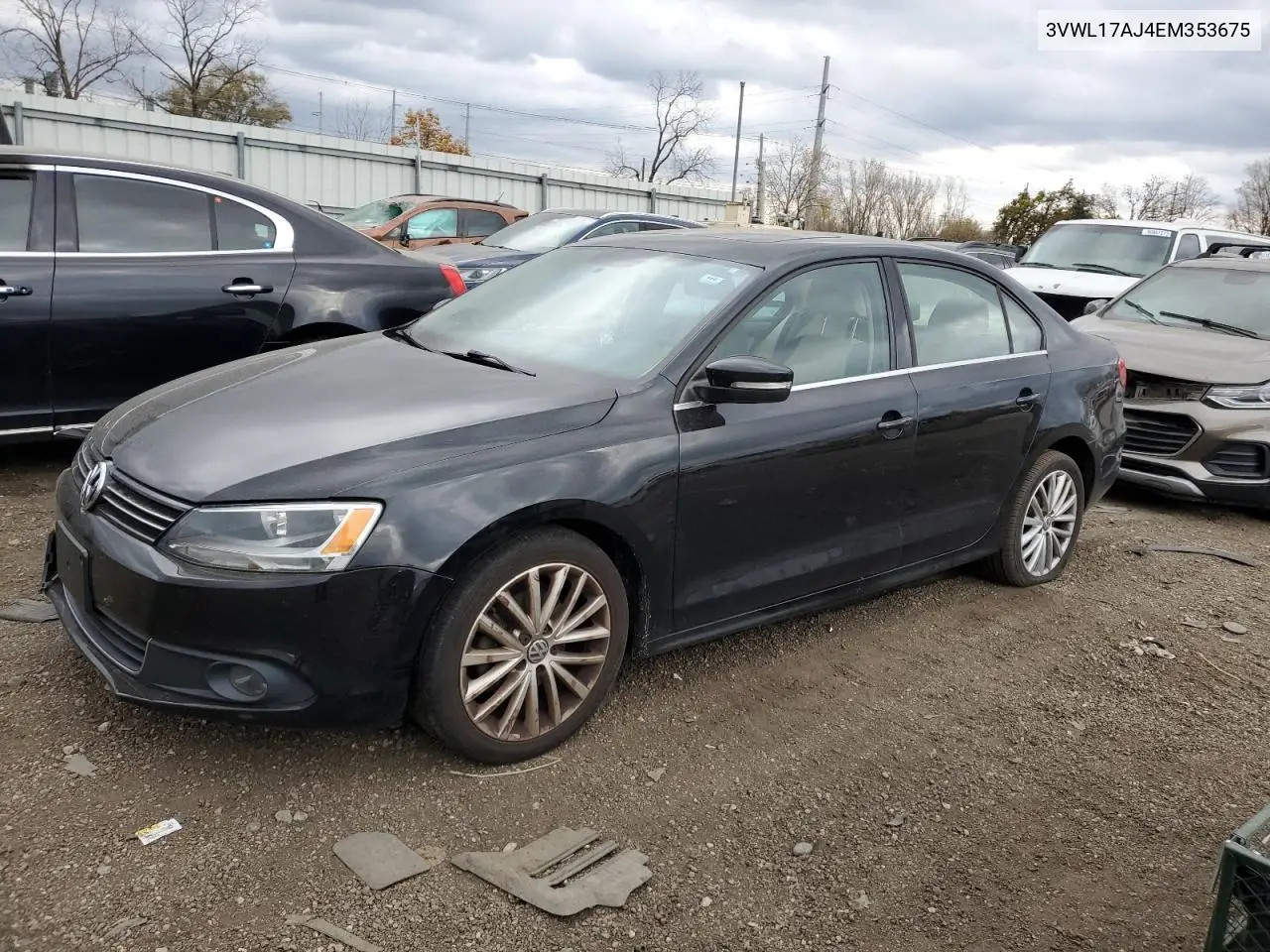 3VWL17AJ4EM353675 2014 Volkswagen Jetta Sel