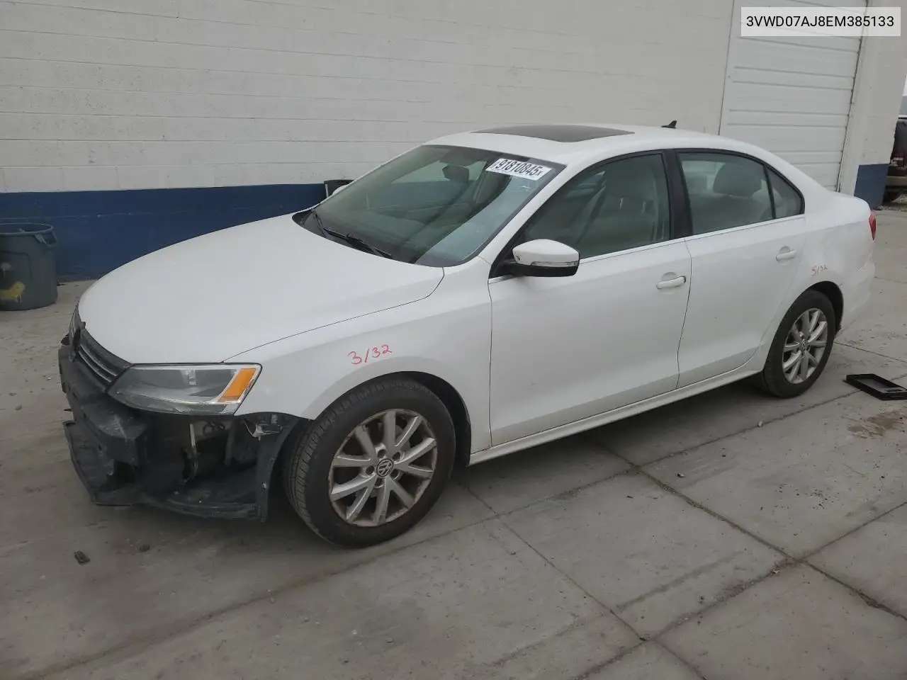3VWD07AJ8EM385133 2014 Volkswagen Jetta Se