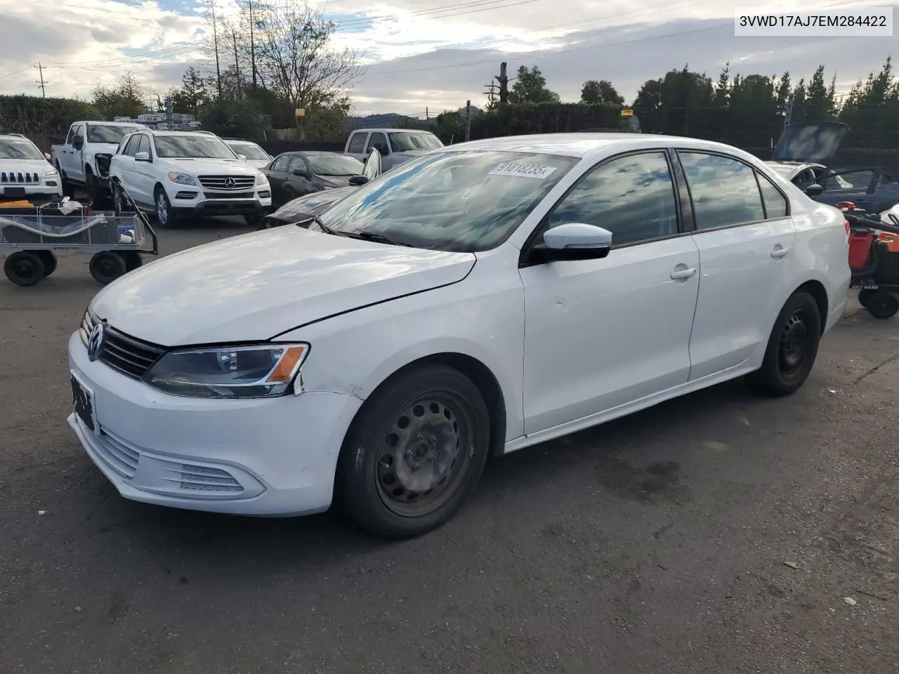 3VWD17AJ7EM284422 2014 Volkswagen Jetta Se