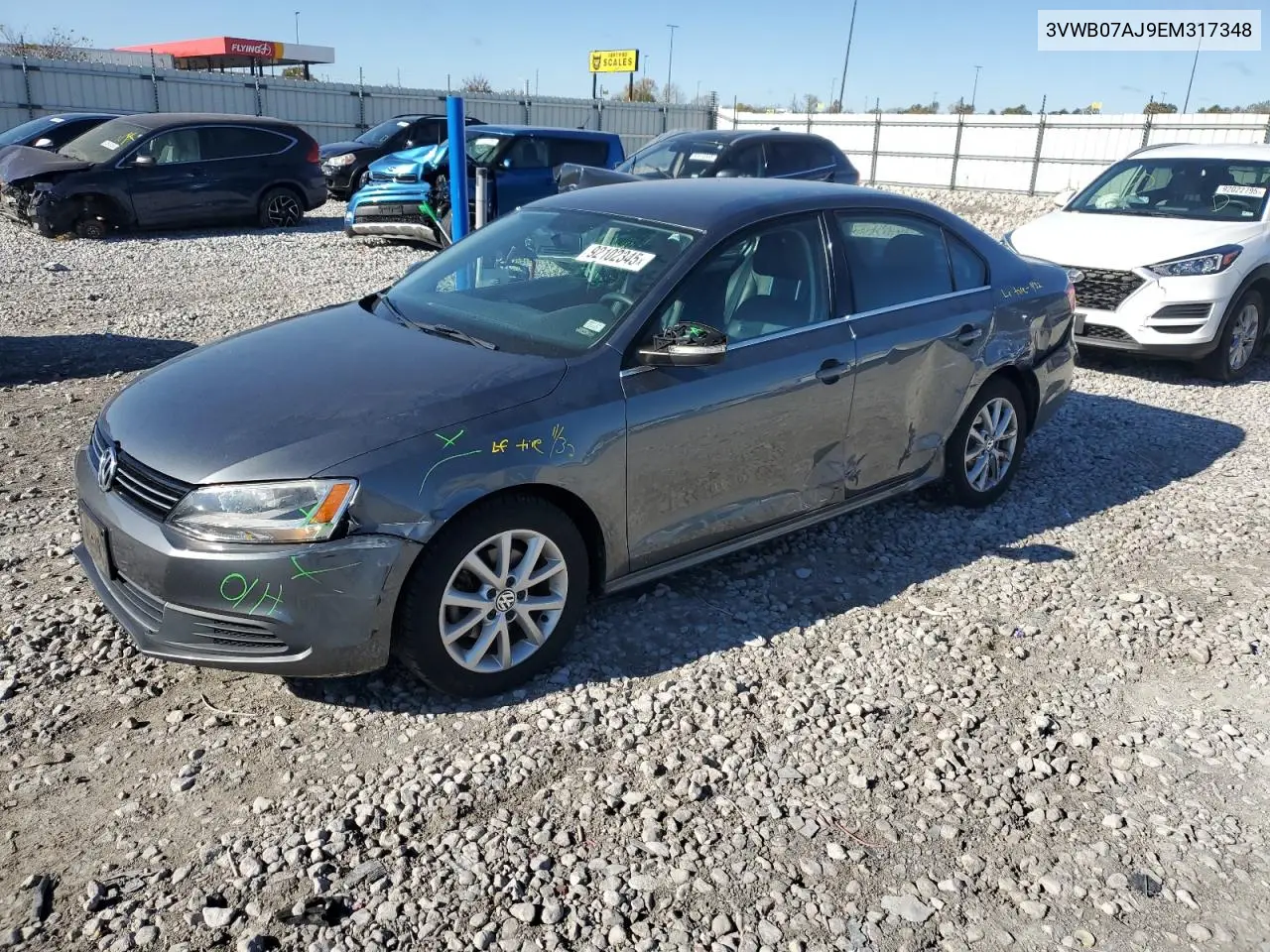 3VWB07AJ9EM317348 2014 Volkswagen Jetta Se