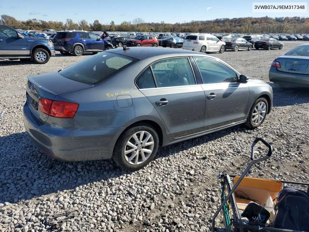 3VWB07AJ9EM317348 2014 Volkswagen Jetta Se