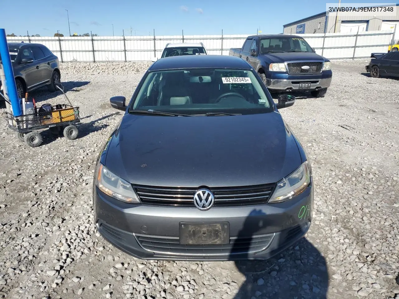 3VWB07AJ9EM317348 2014 Volkswagen Jetta Se