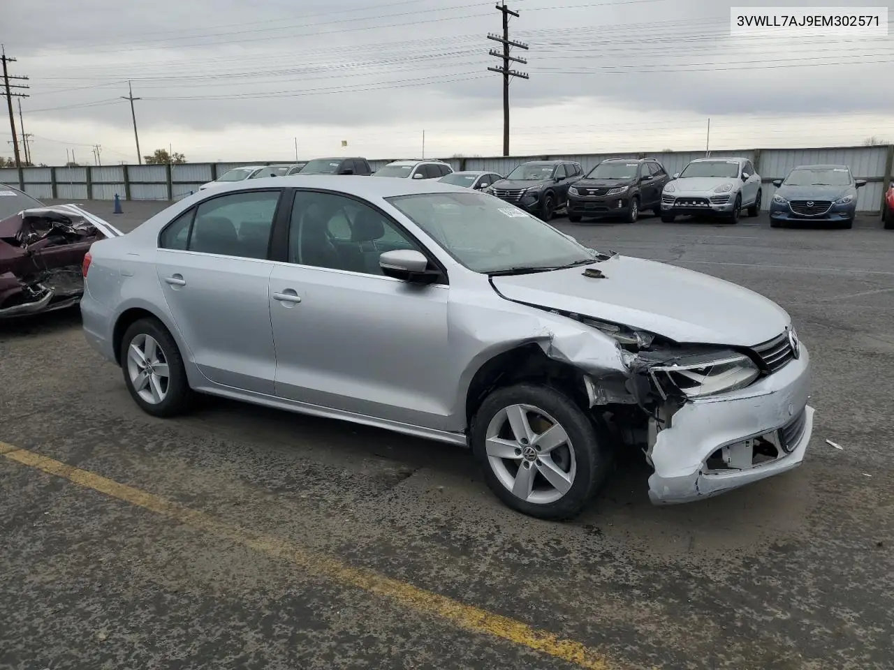 3VWLL7AJ9EM302571 2014 Volkswagen Jetta Tdi