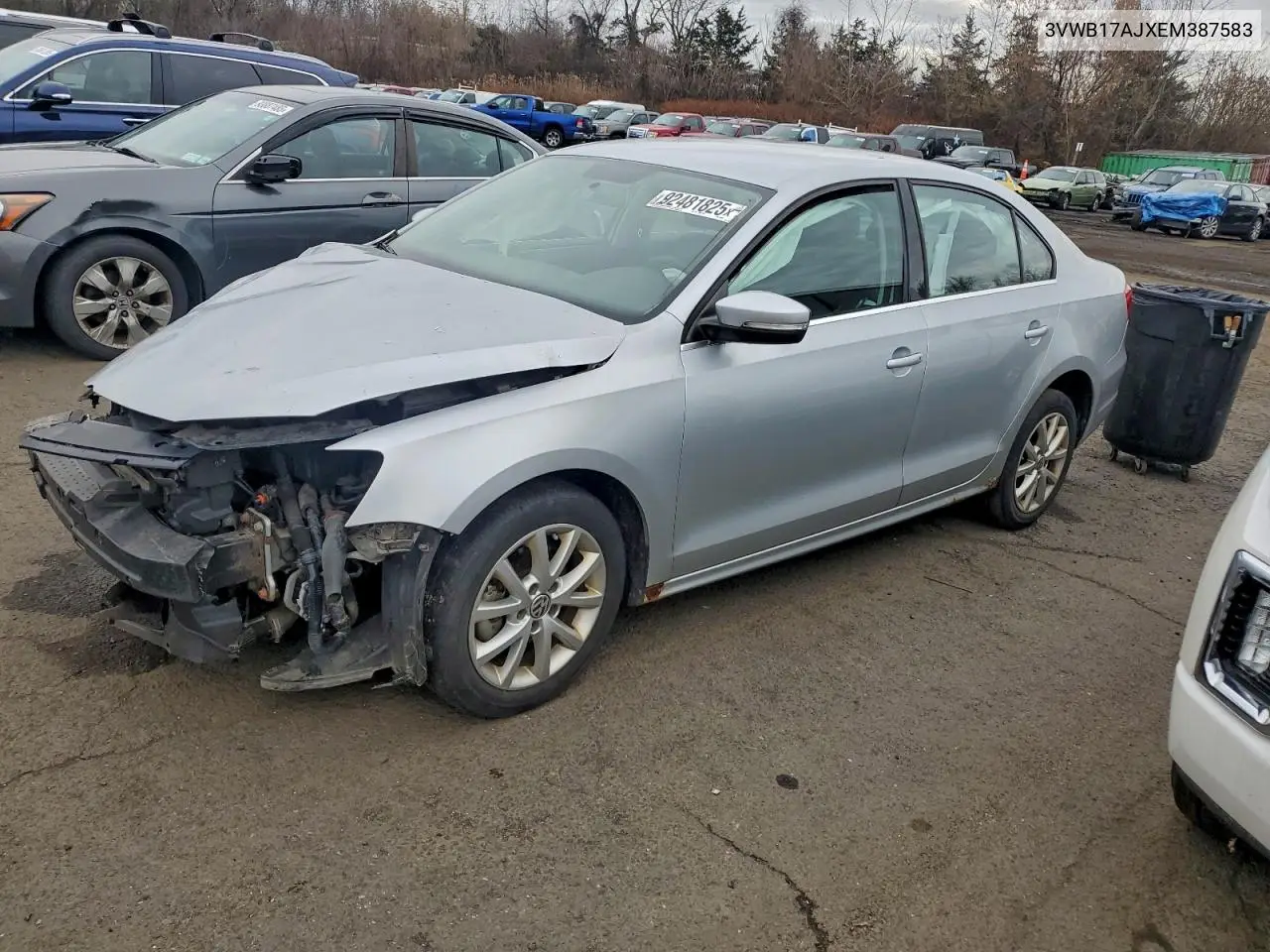 3VWB17AJXEM387583 2014 Volkswagen Jetta Se