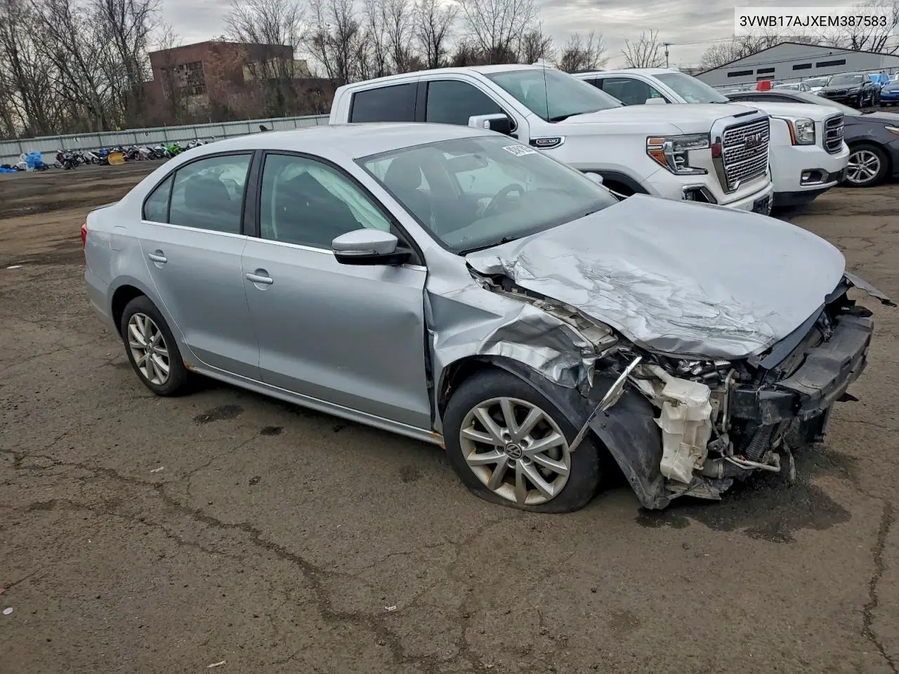 3VWB17AJXEM387583 2014 Volkswagen Jetta Se