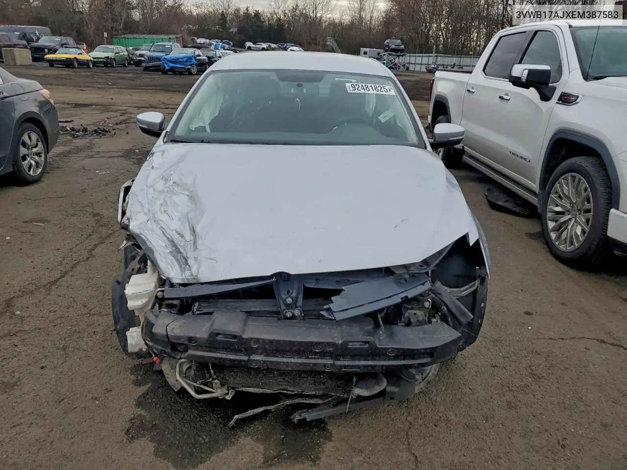 3VWB17AJXEM387583 2014 Volkswagen Jetta Se
