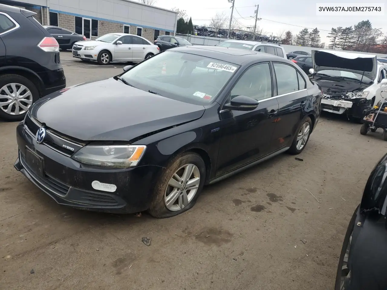 3VW637AJ0EM275743 2014 Volkswagen Jetta Hybrid