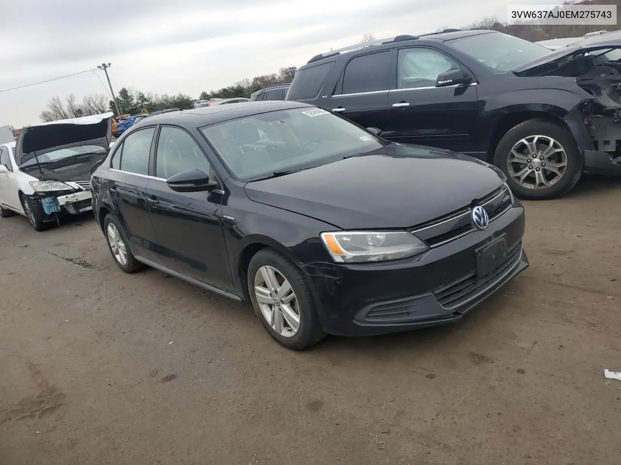 3VW637AJ0EM275743 2014 Volkswagen Jetta Hybrid