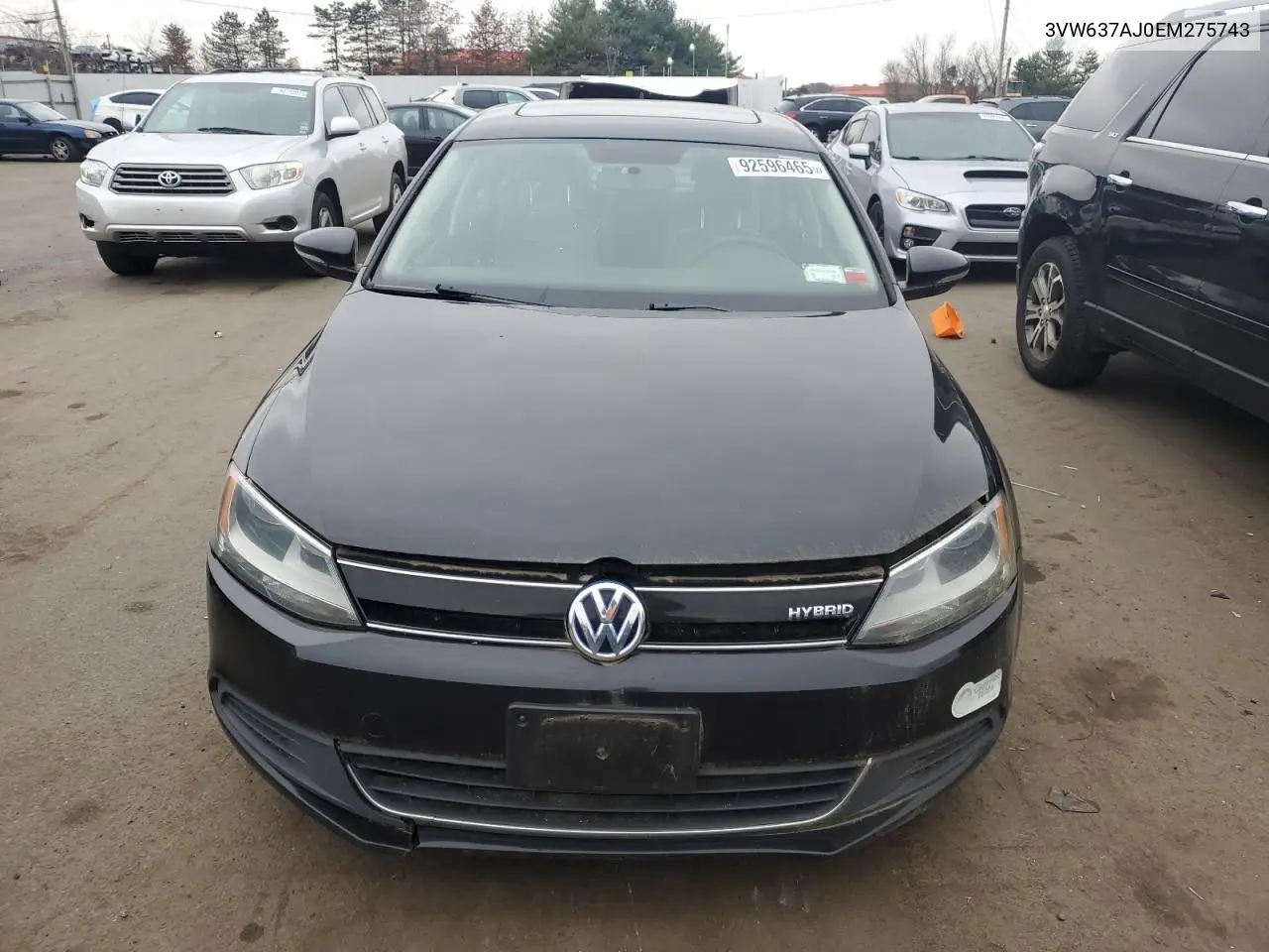 3VW637AJ0EM275743 2014 Volkswagen Jetta Hybrid