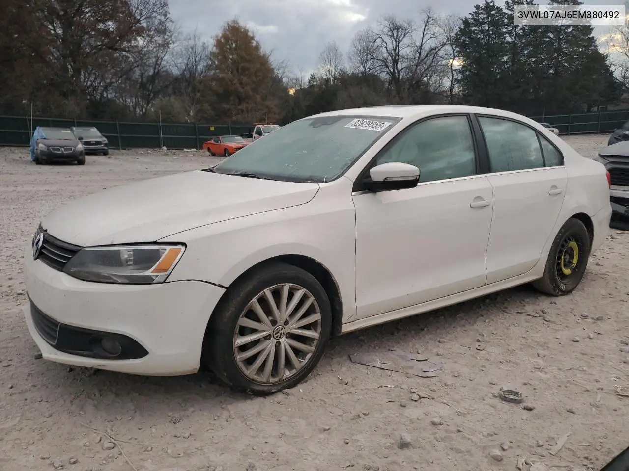 3VWL07AJ6EM380492 2014 Volkswagen Jetta Sel