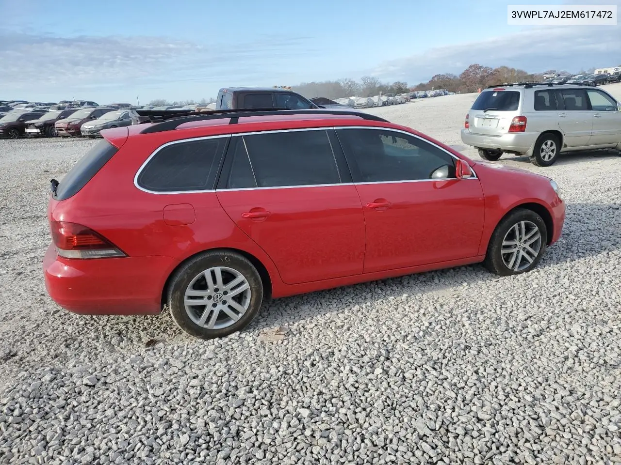 3VWPL7AJ2EM617472 2014 Volkswagen Jetta Tdi