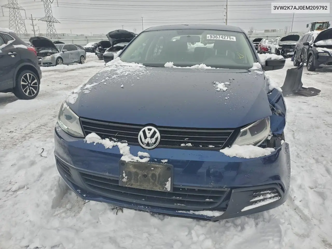 3VW2K7AJ0EM209792 2014 Volkswagen Jetta Base