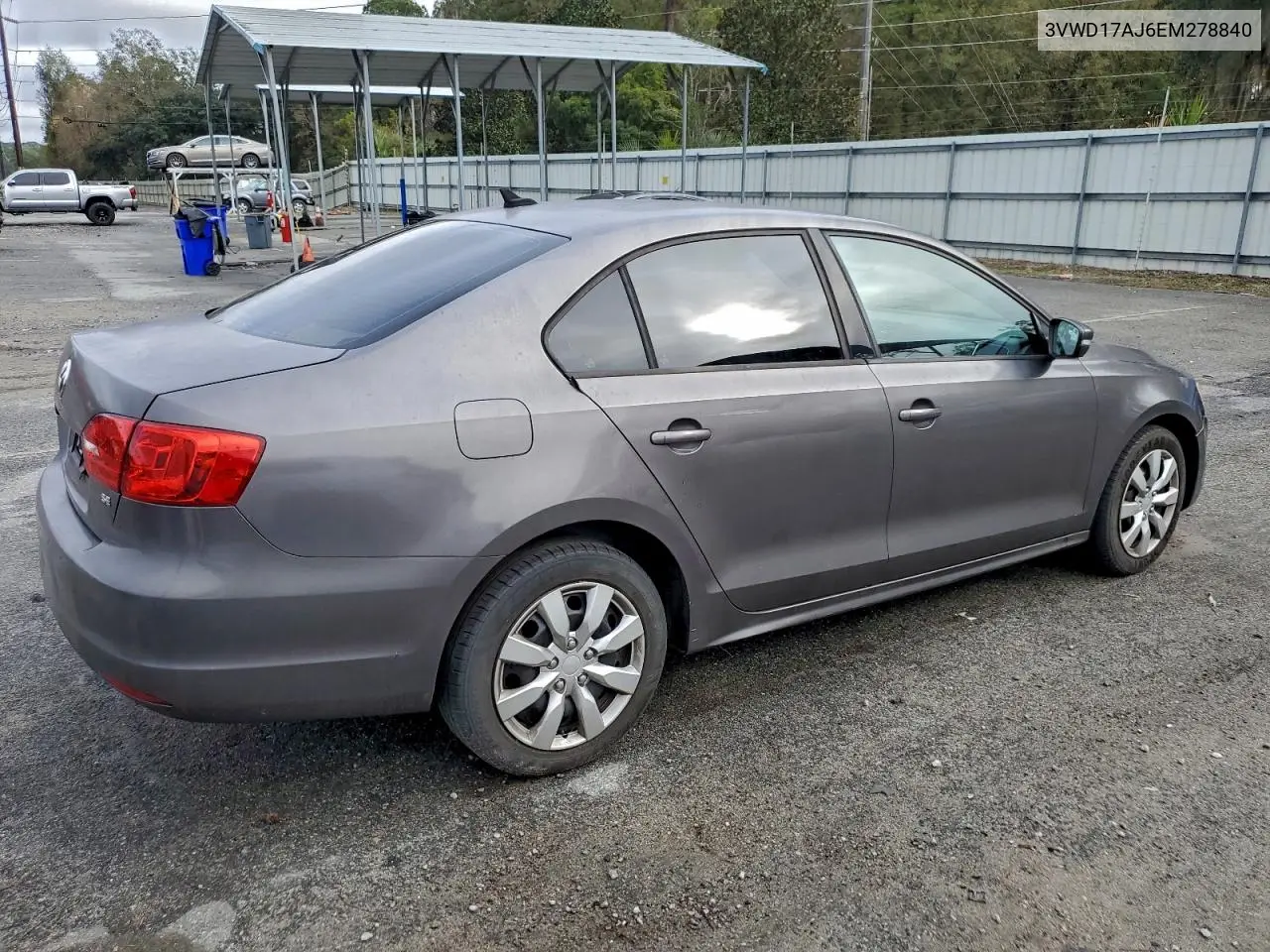 3VWD17AJ6EM278840 2014 Volkswagen Jetta Se