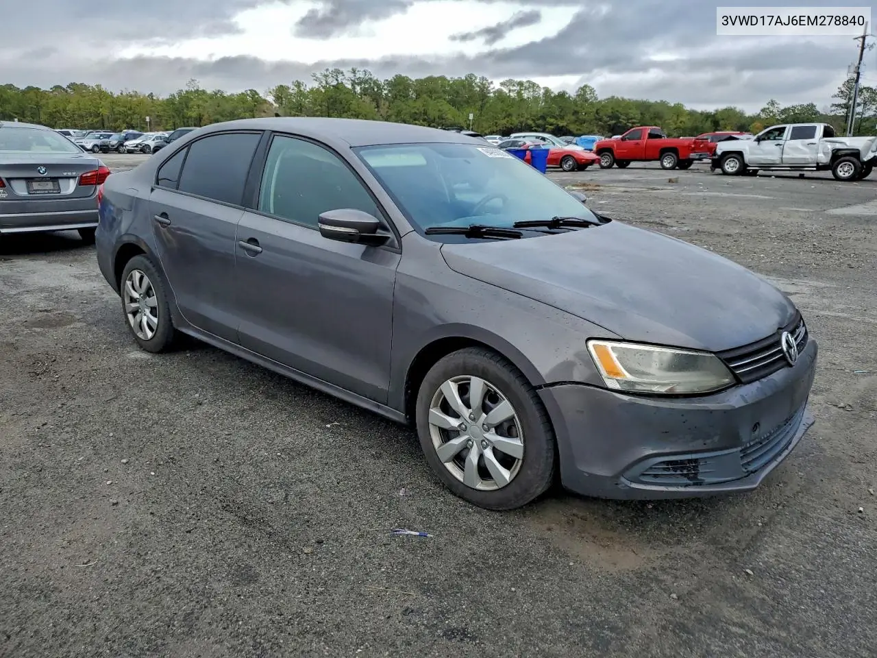3VWD17AJ6EM278840 2014 Volkswagen Jetta Se
