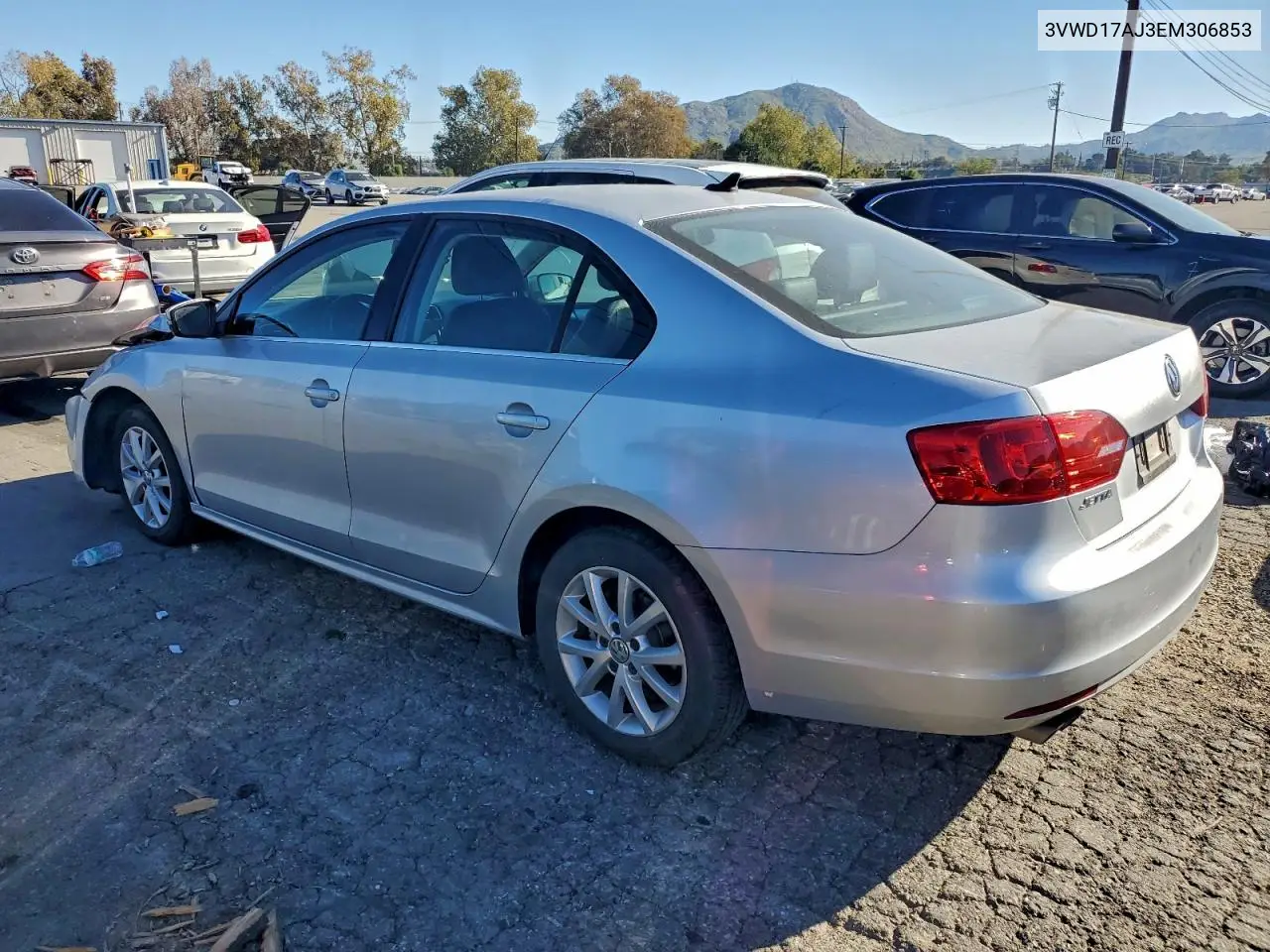 3VWD17AJ3EM306853 2014 Volkswagen Jetta Se